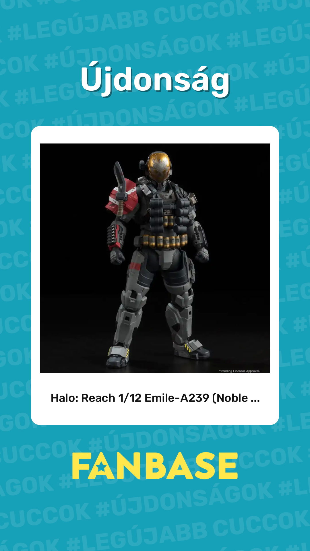 Újdonság: Halo: Reach 1/12 Emile-A239 (Noble ...