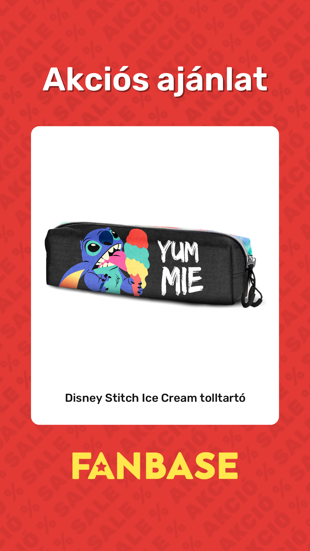 Akciós ajánlat: Disney Stitch Ice Cream tolltartó