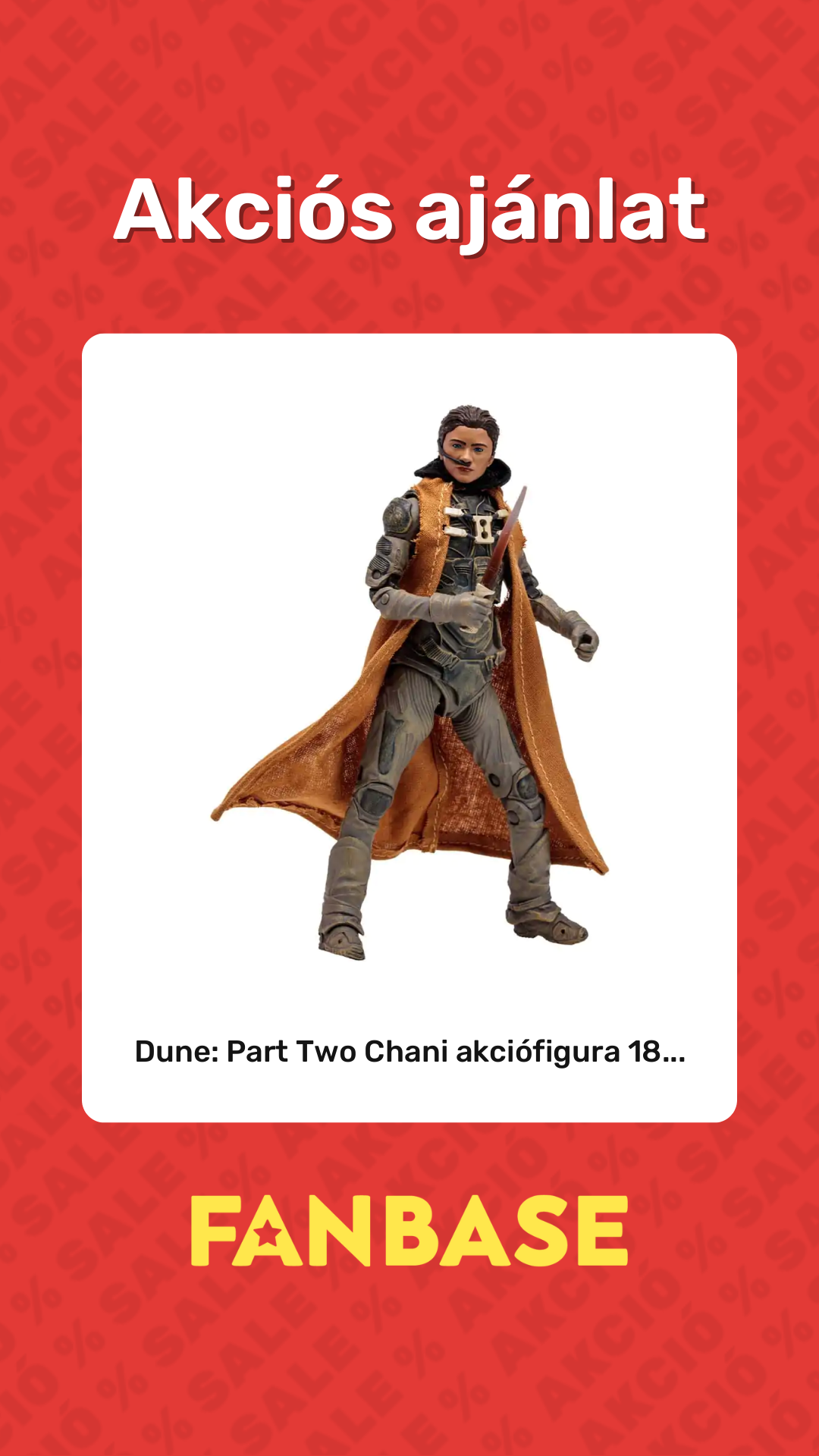 Akciós ajánlat: Dune: Part Two Chani akciófigura 18...