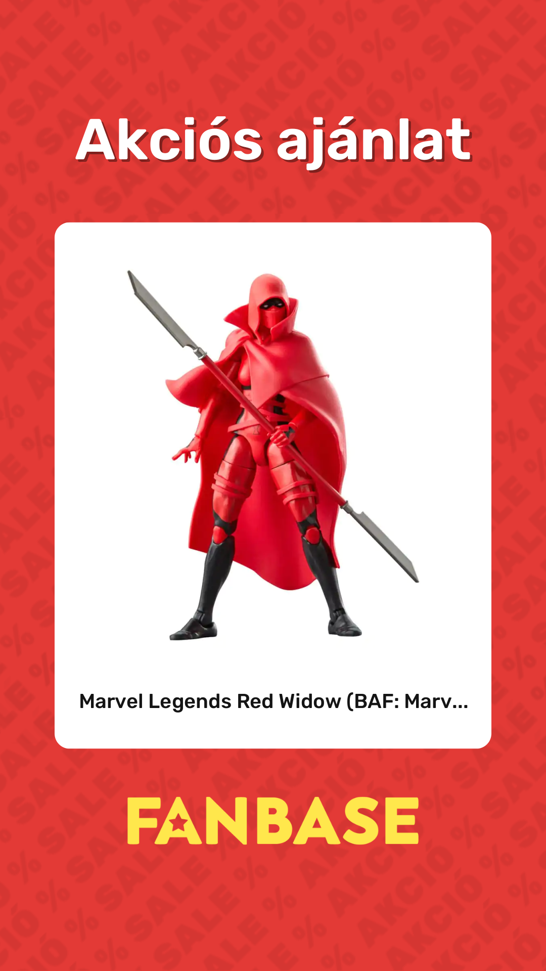 Akciós ajánlat: Marvel Legends Red Widow (BAF: Marv...