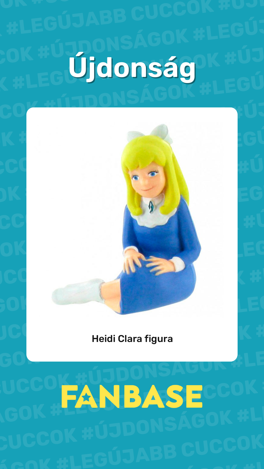 Újdonság: Heidi Clara figura