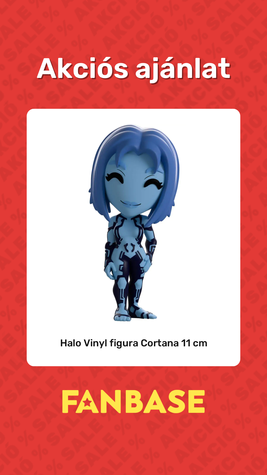 Akciós ajánlat: Halo Vinyl figura Cortana 11 cm