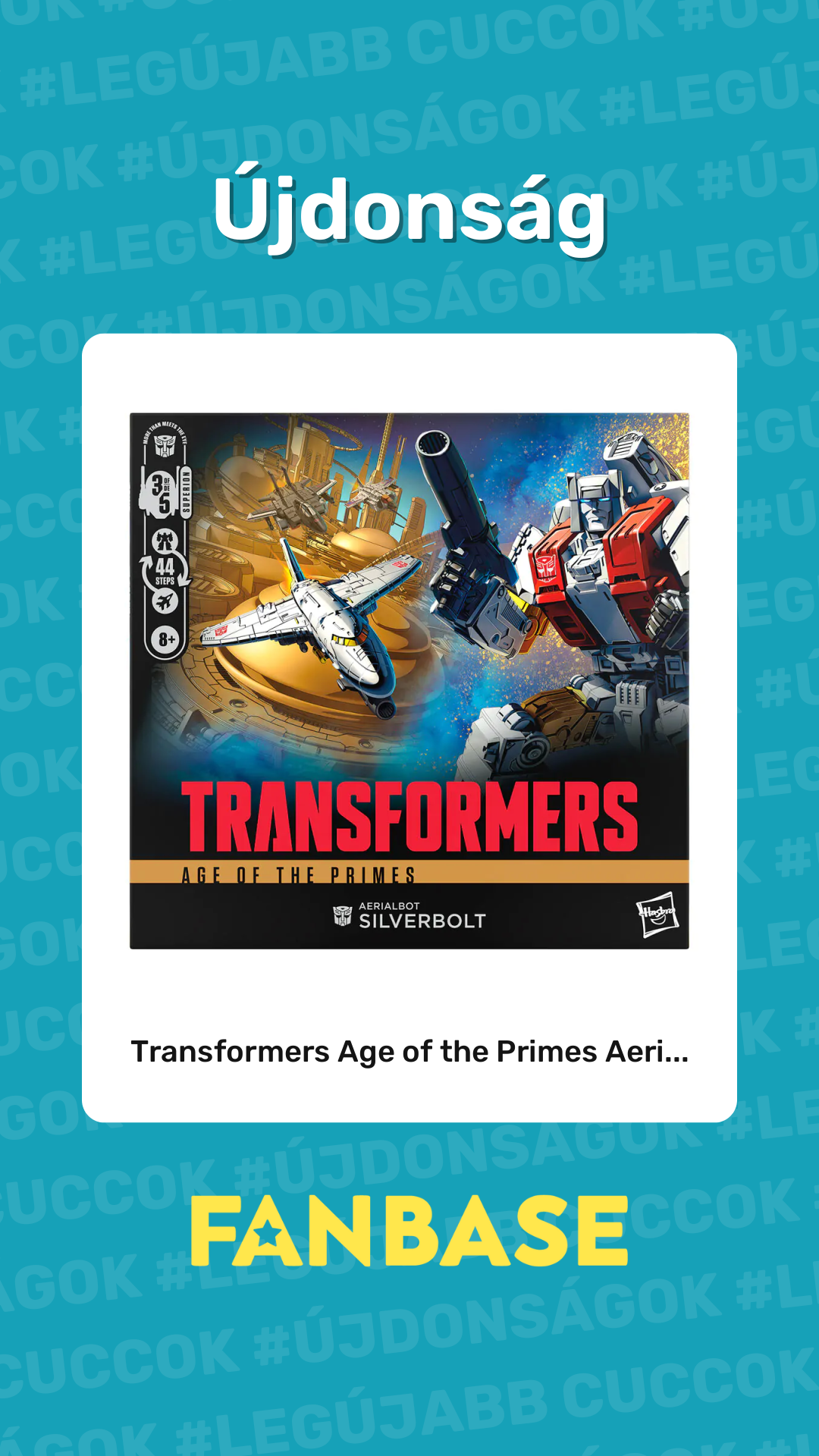 Újdonság: Transformers Age of the Primes Aeri...