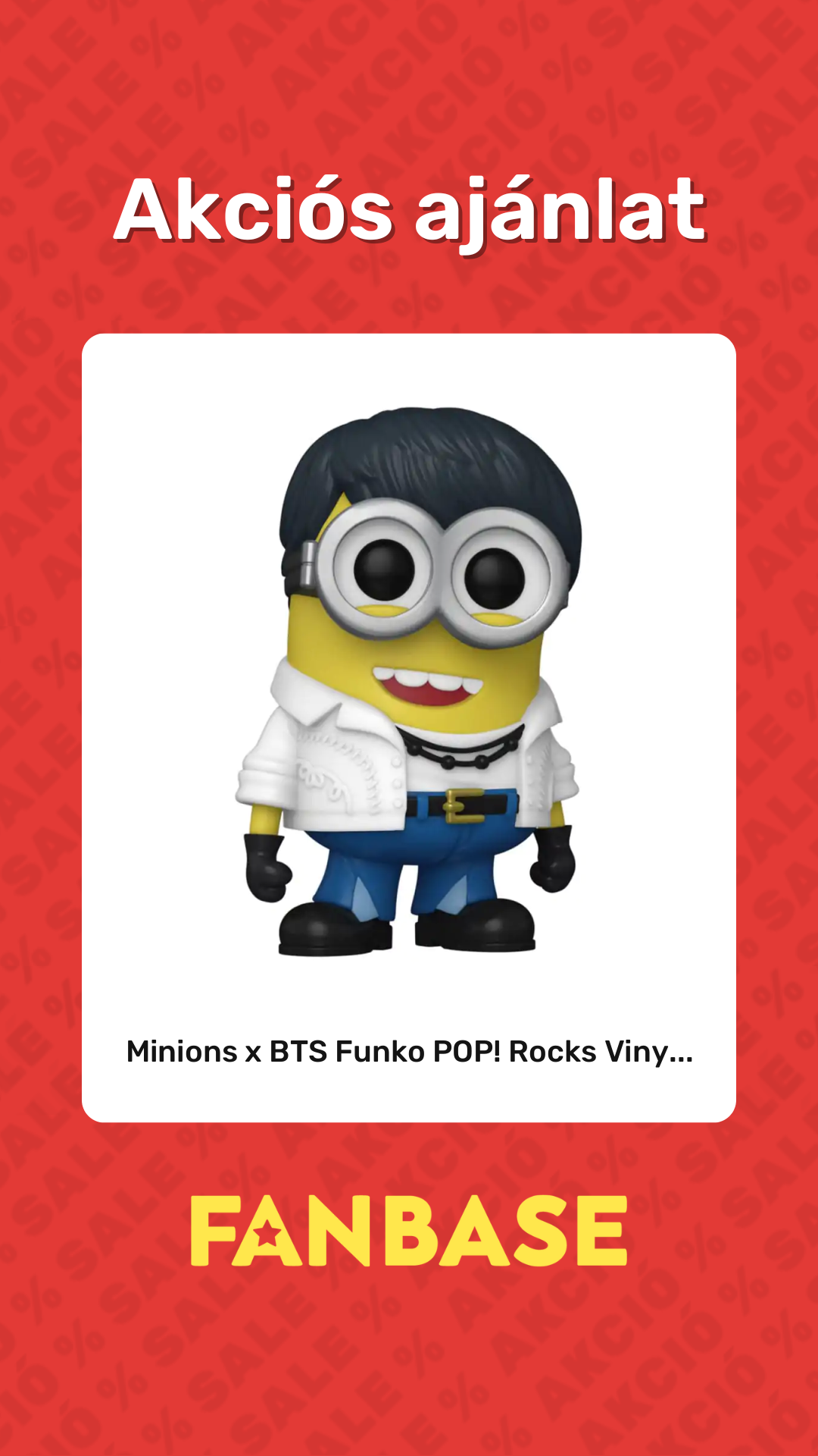 Akciós ajánlat: Minions x BTS Funko POP! Rocks Viny...