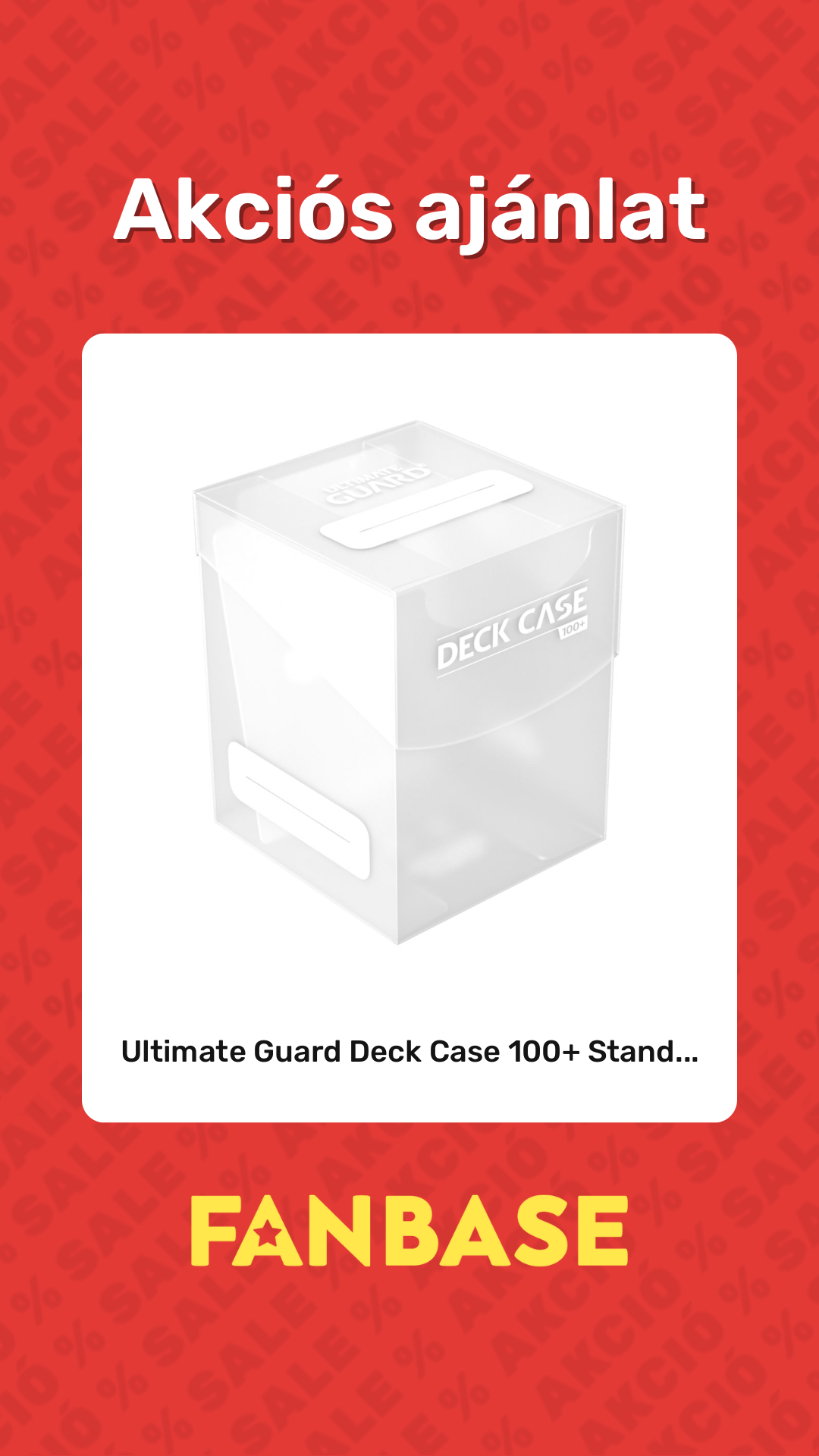Akciós ajánlat: Ultimate Guard Deck Case 100+ Stand...