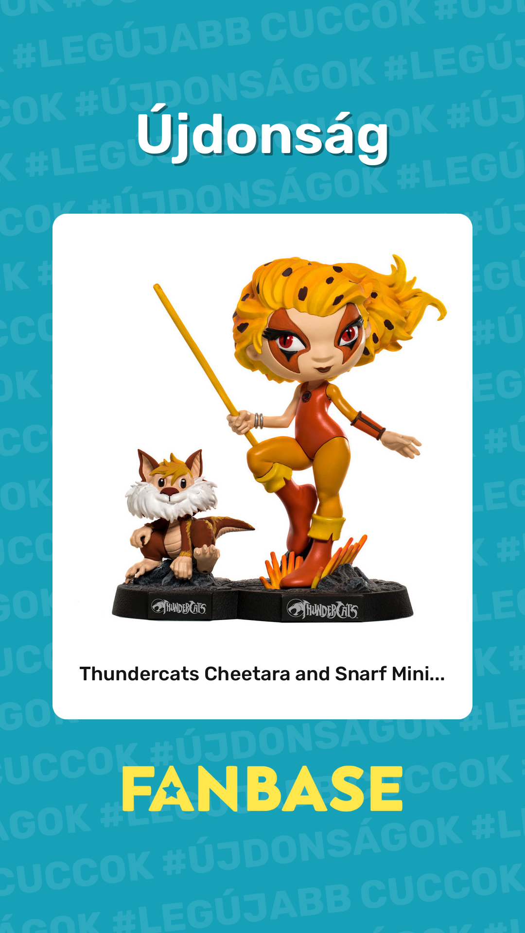 Újdonság: Thundercats Cheetara and Snarf Mini... Újdonság: Thundercats Cheetara and Snarf Mini...