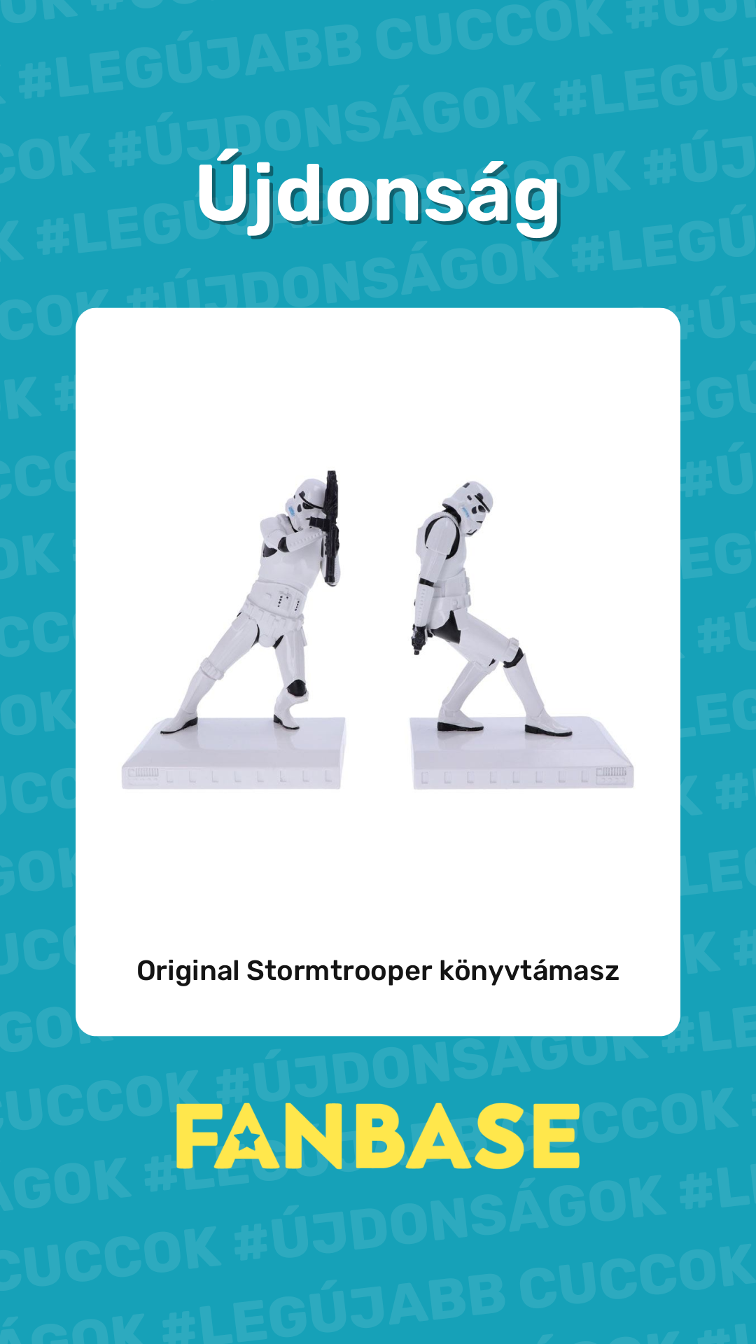 Újdonság: Original Stormtrooper könyvtámasz
