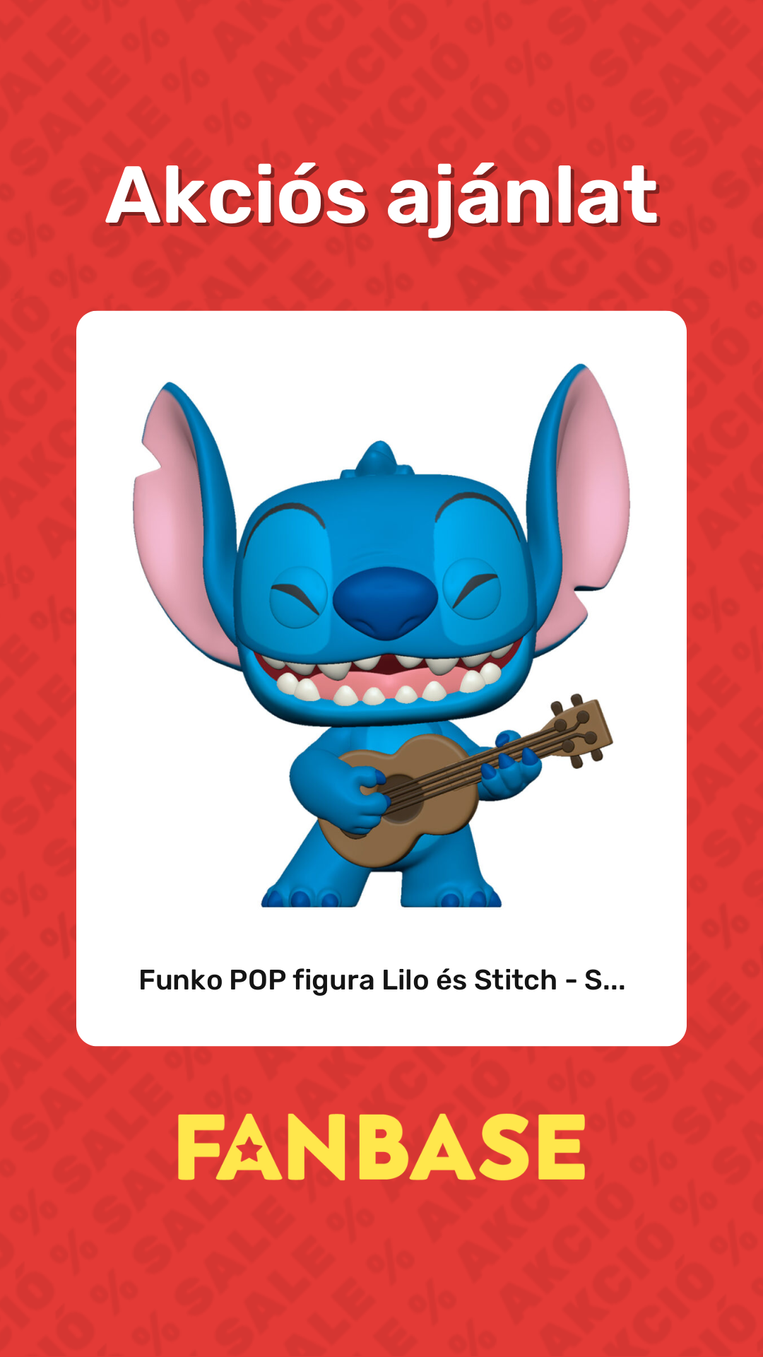 Akciós ajánlat: Funko POP figura Lilo és Stitch - S... Akciós ajánlat: Funko POP figura Lilo és Stitch - S...