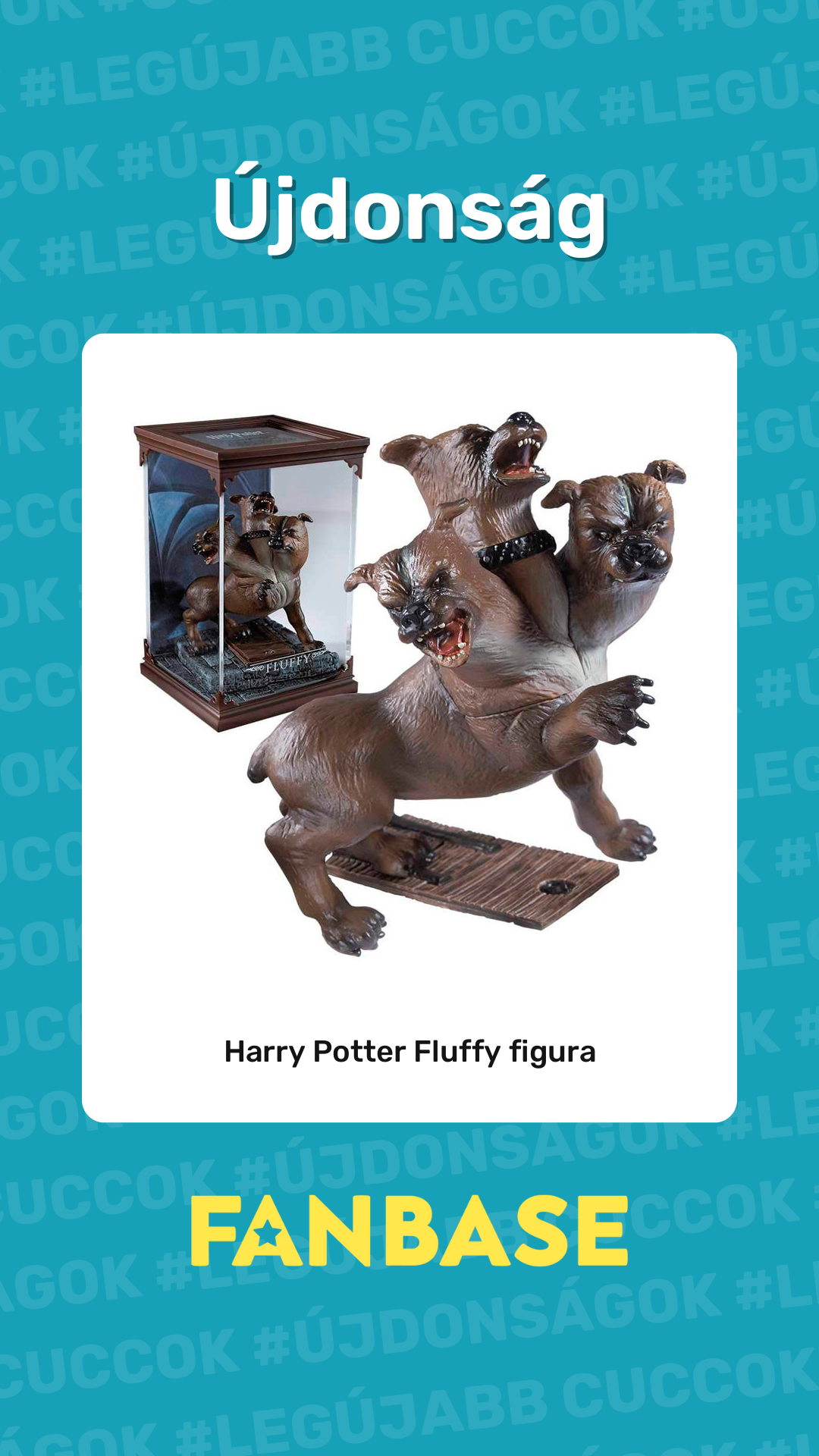 Újdonság: Harry Potter Fluffy figura