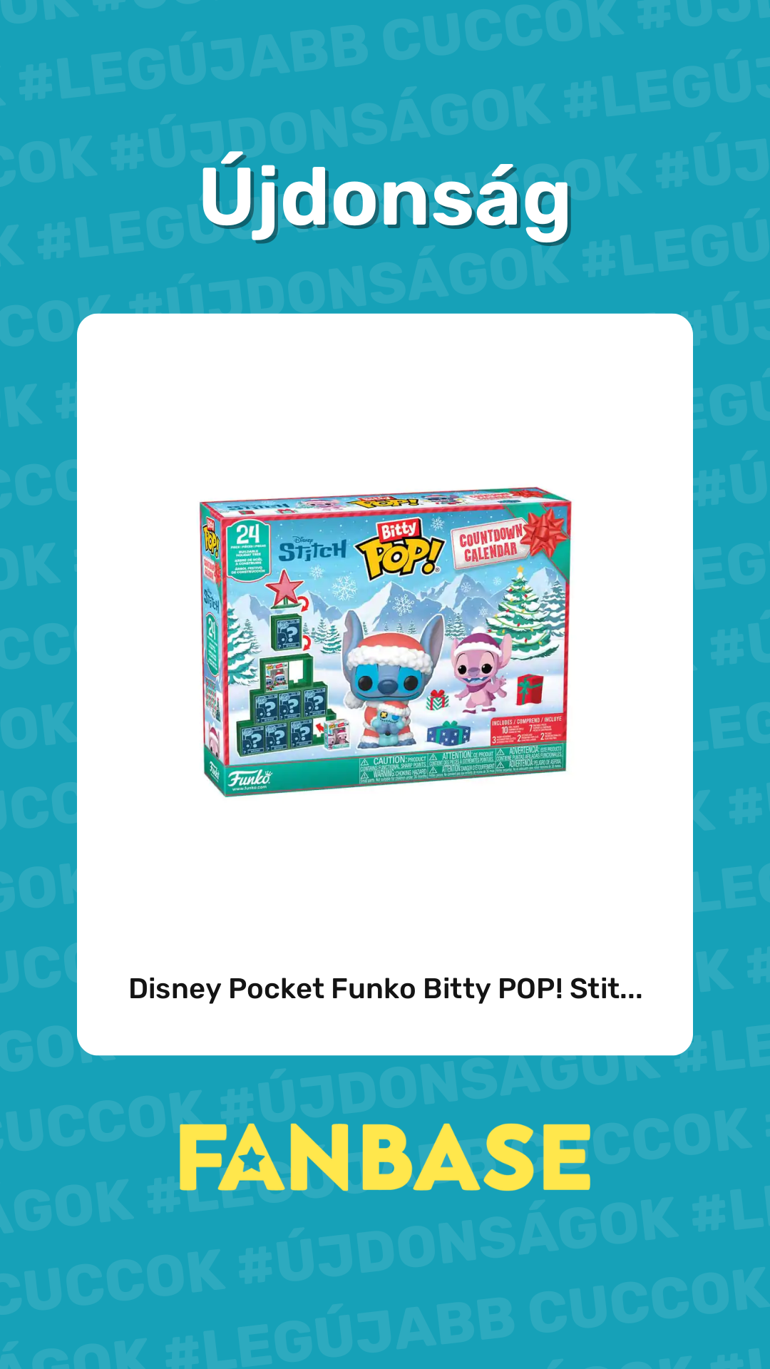 Újdonság: Disney Pocket Funko Bitty POP! Stit...
