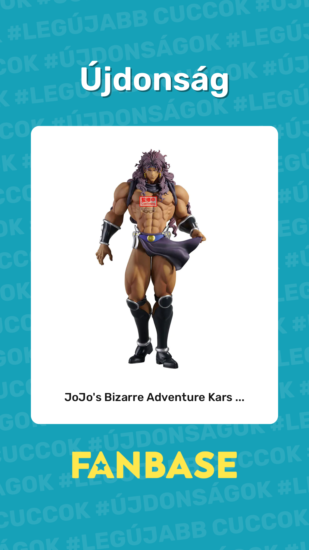 Újdonság: JoJo's Bizarre Adventure Kars ...