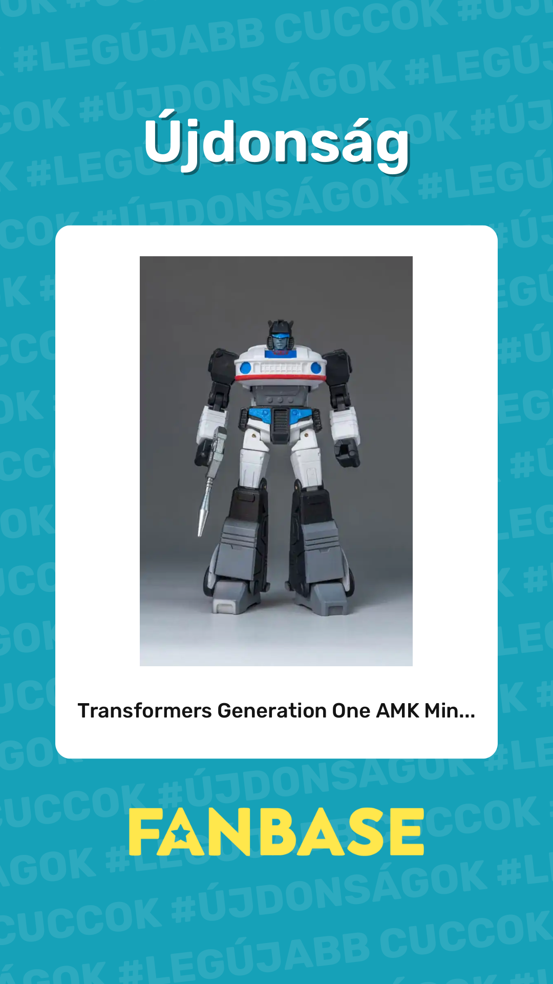 Újdonság: Transformers Generation One AMK Min...