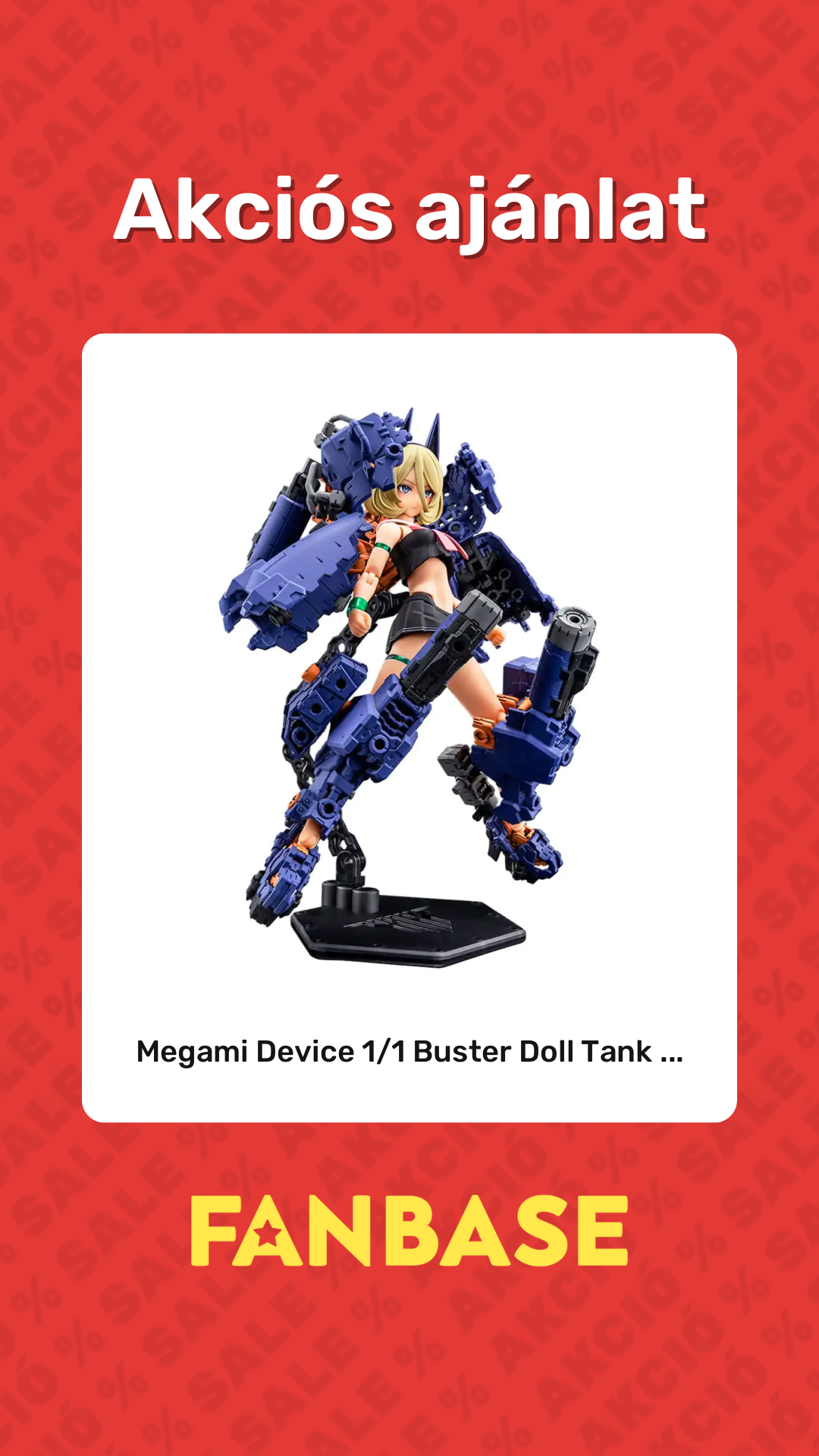Akciós ajánlat: Megami Device 1/1 Buster Doll Tank ...
