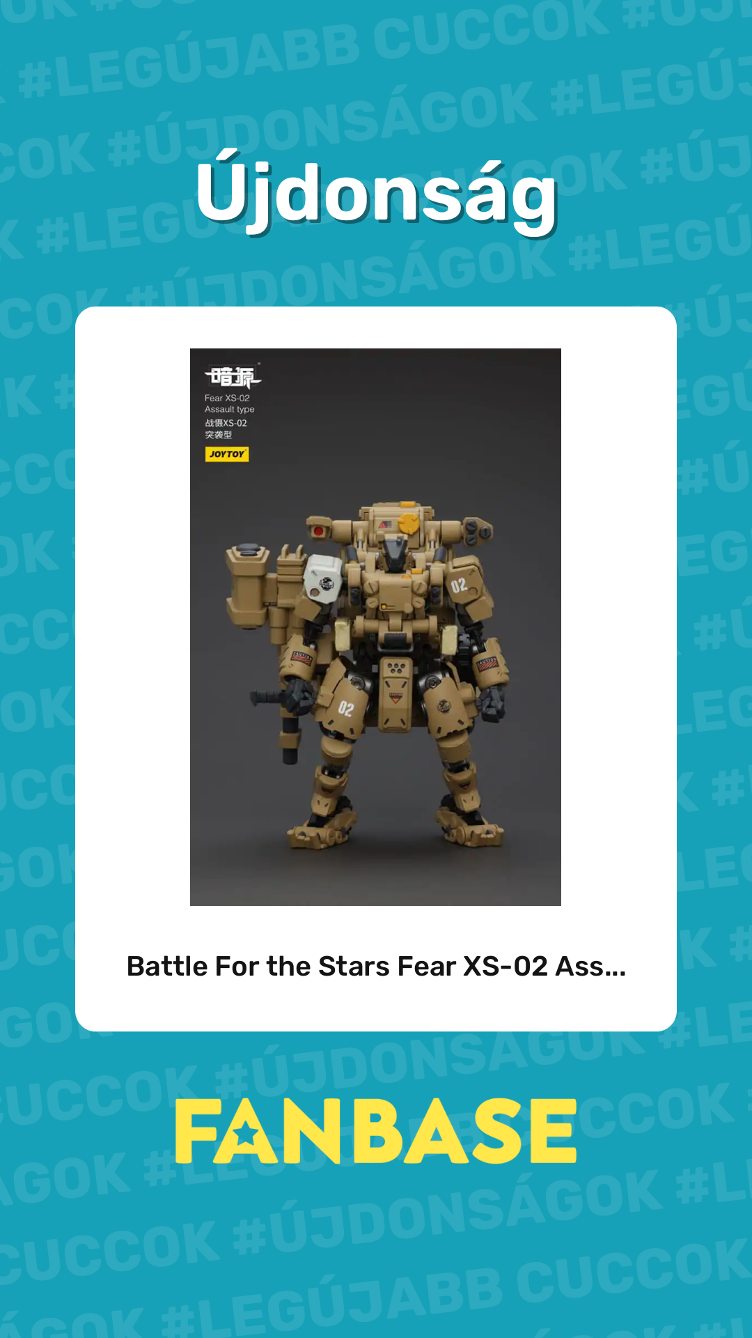 Újdonság: Battle For the Stars Fear XS-02 Ass...