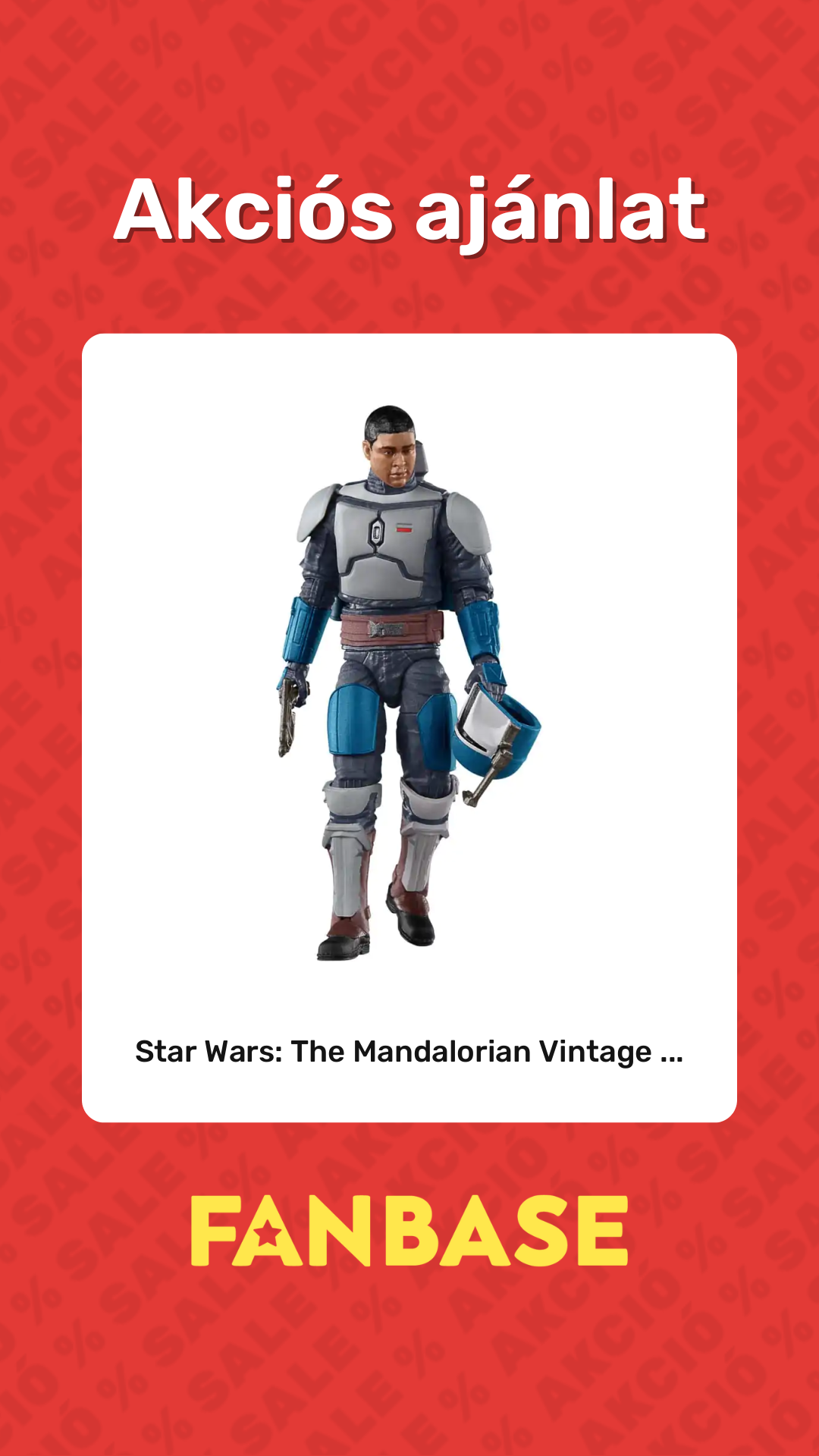 Akciós ajánlat: Star Wars: The Mandalorian Vintage ...