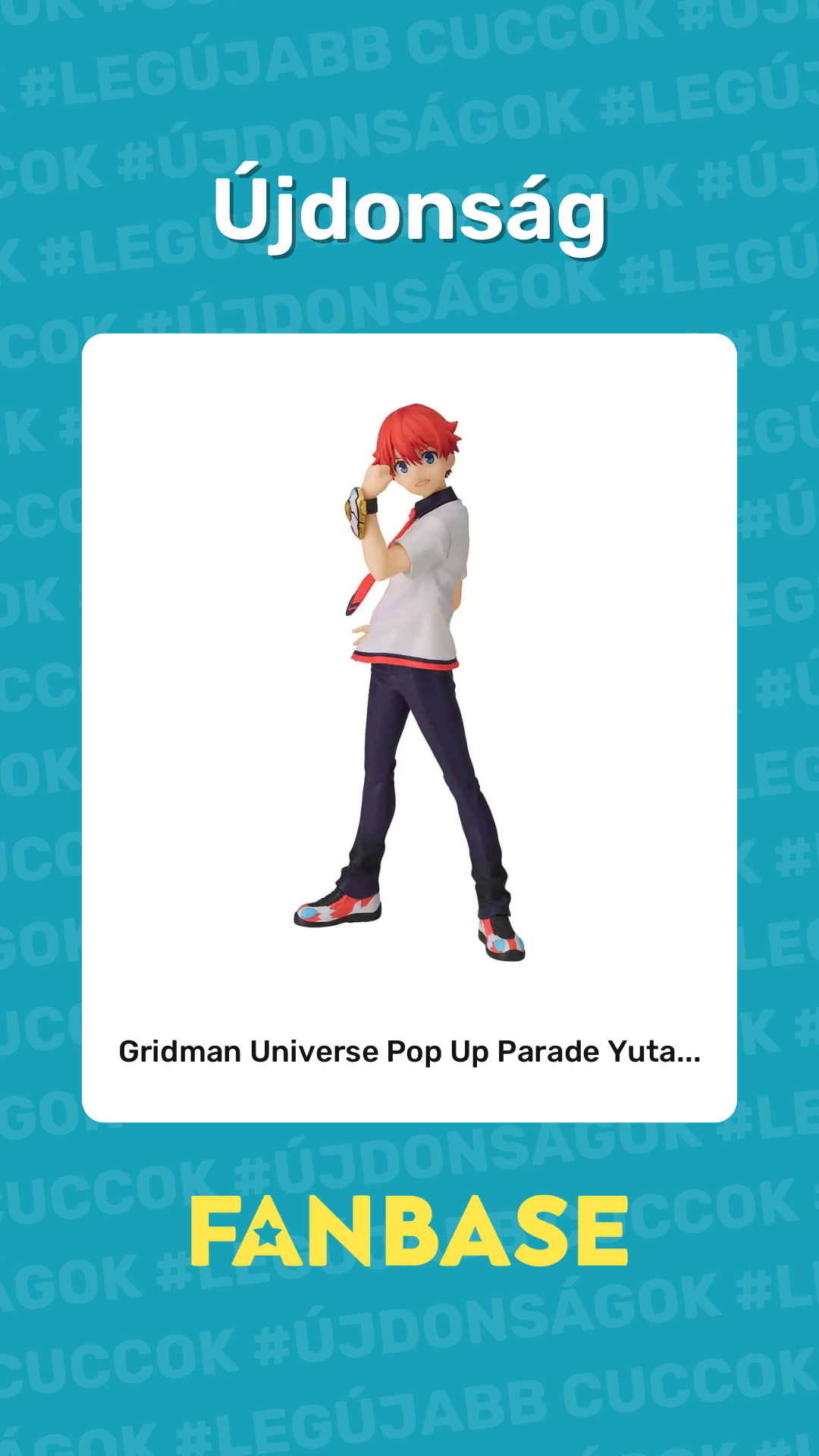 Újdonság: Gridman Universe Pop Up Parade Yuta...