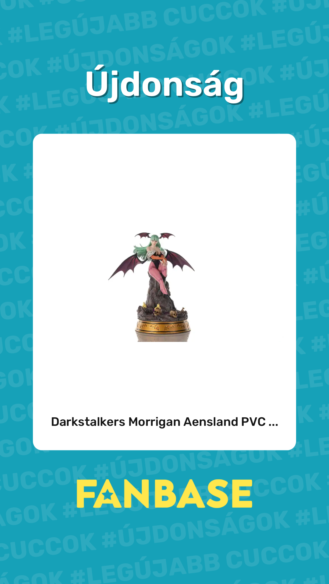 Újdonság: Darkstalkers Morrigan Aensland PVC ...