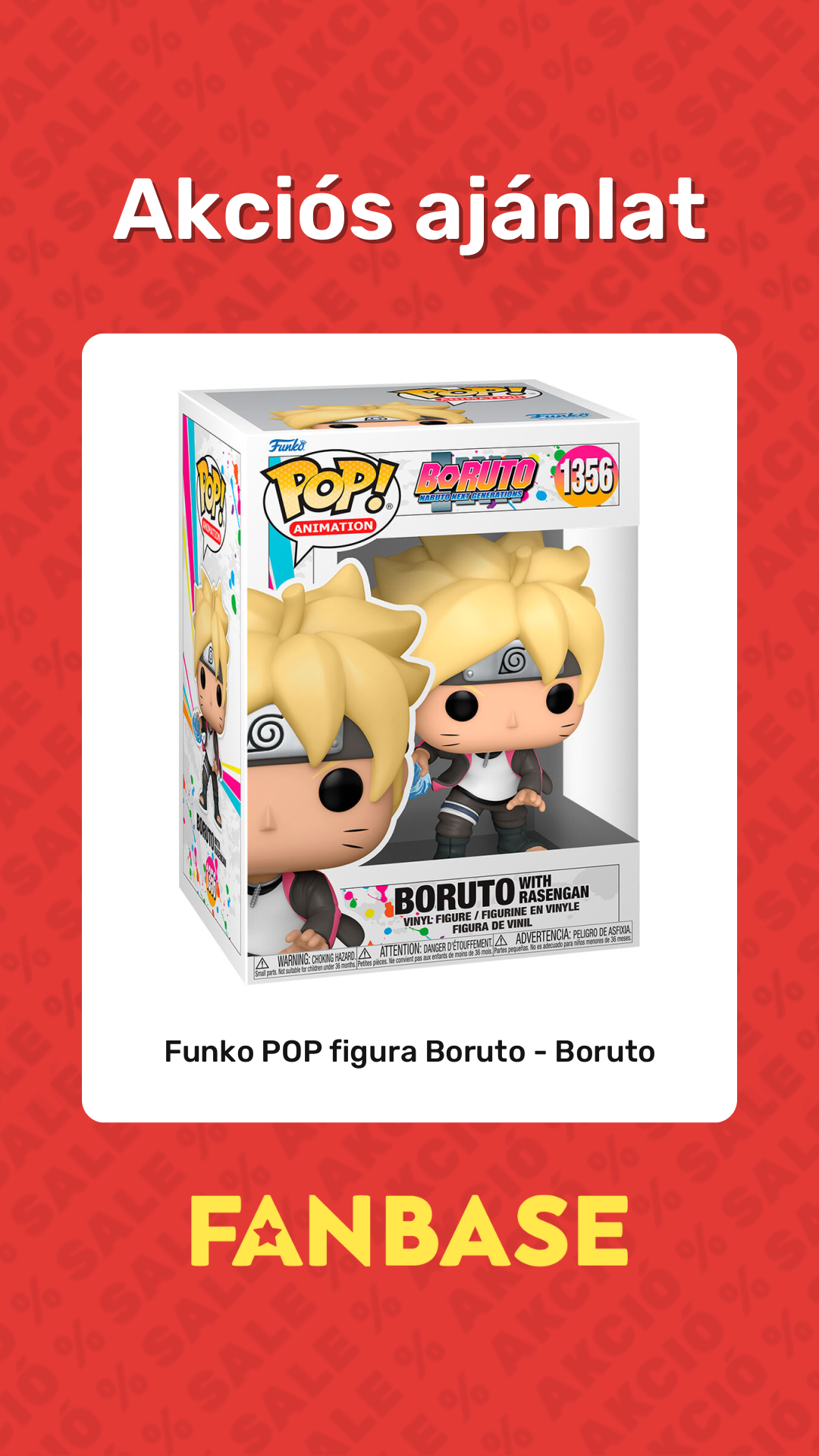 Akciós ajánlat: Funko POP figura Boruto - Boruto