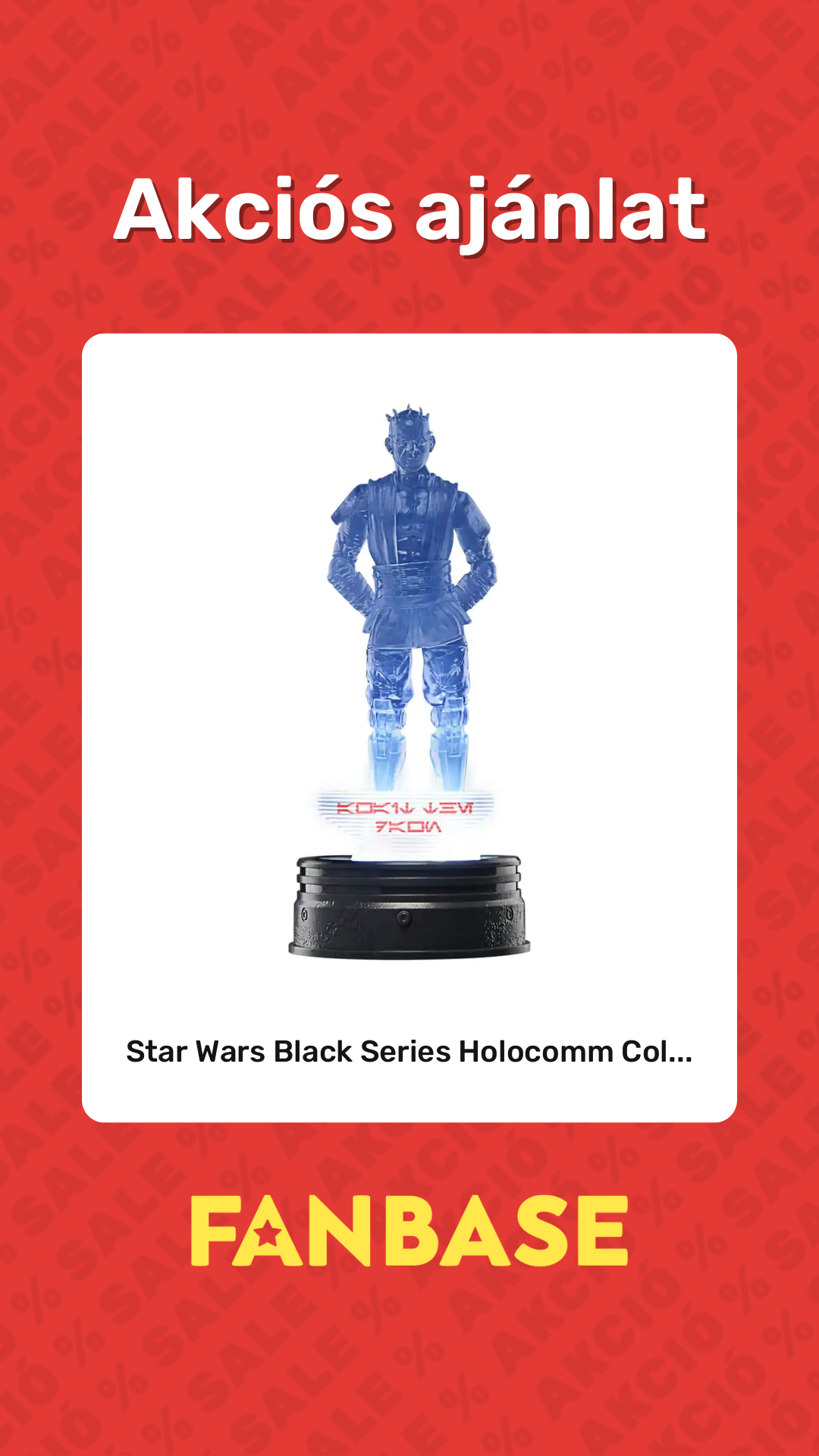 Akciós ajánlat: Star Wars Black Series Holocomm Col...