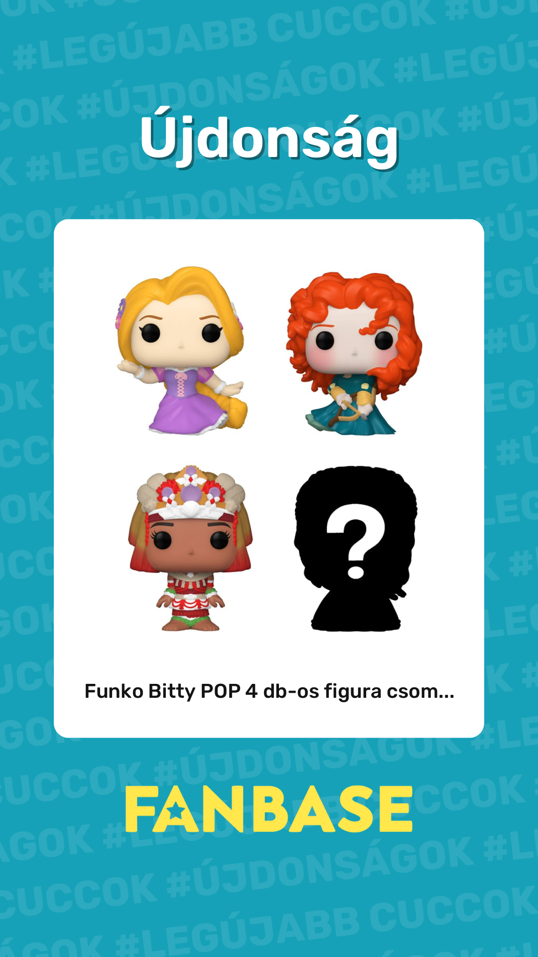Újdonság: Funko Bitty POP 4 db-os figura csom...