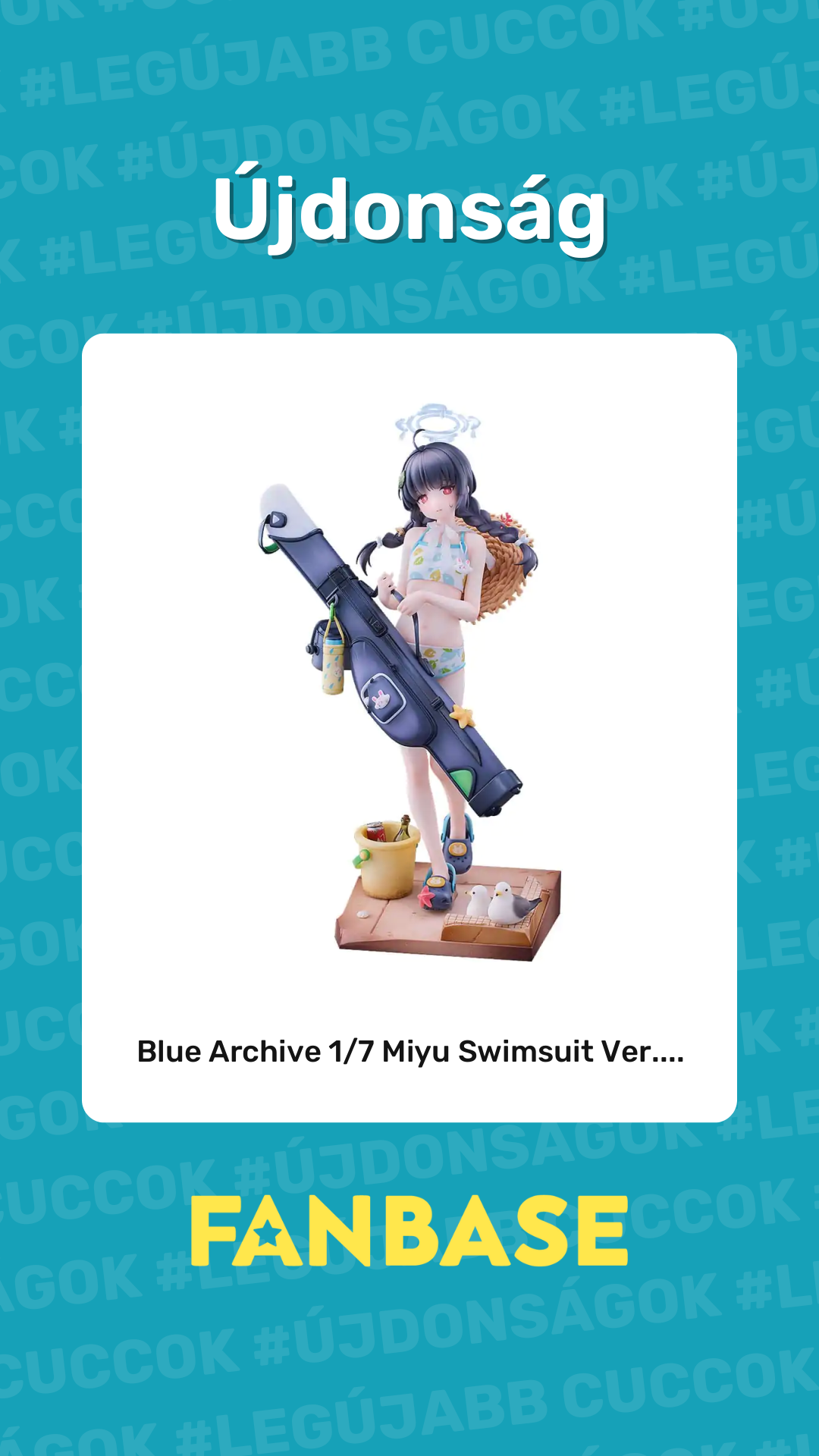 Újdonság: Blue Archive 1/7 Miyu Swimsuit Ver....