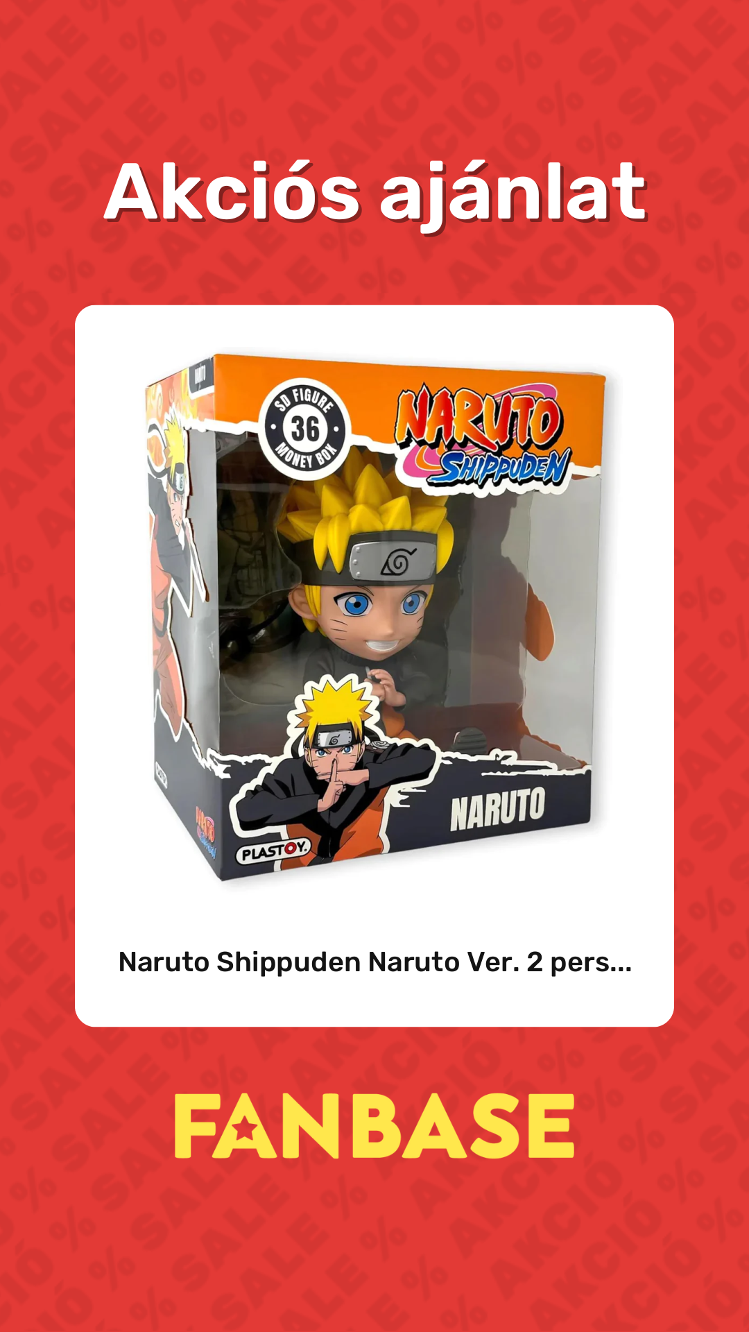 Akciós ajánlat: Naruto Shippuden Naruto Ver. 2 pers...