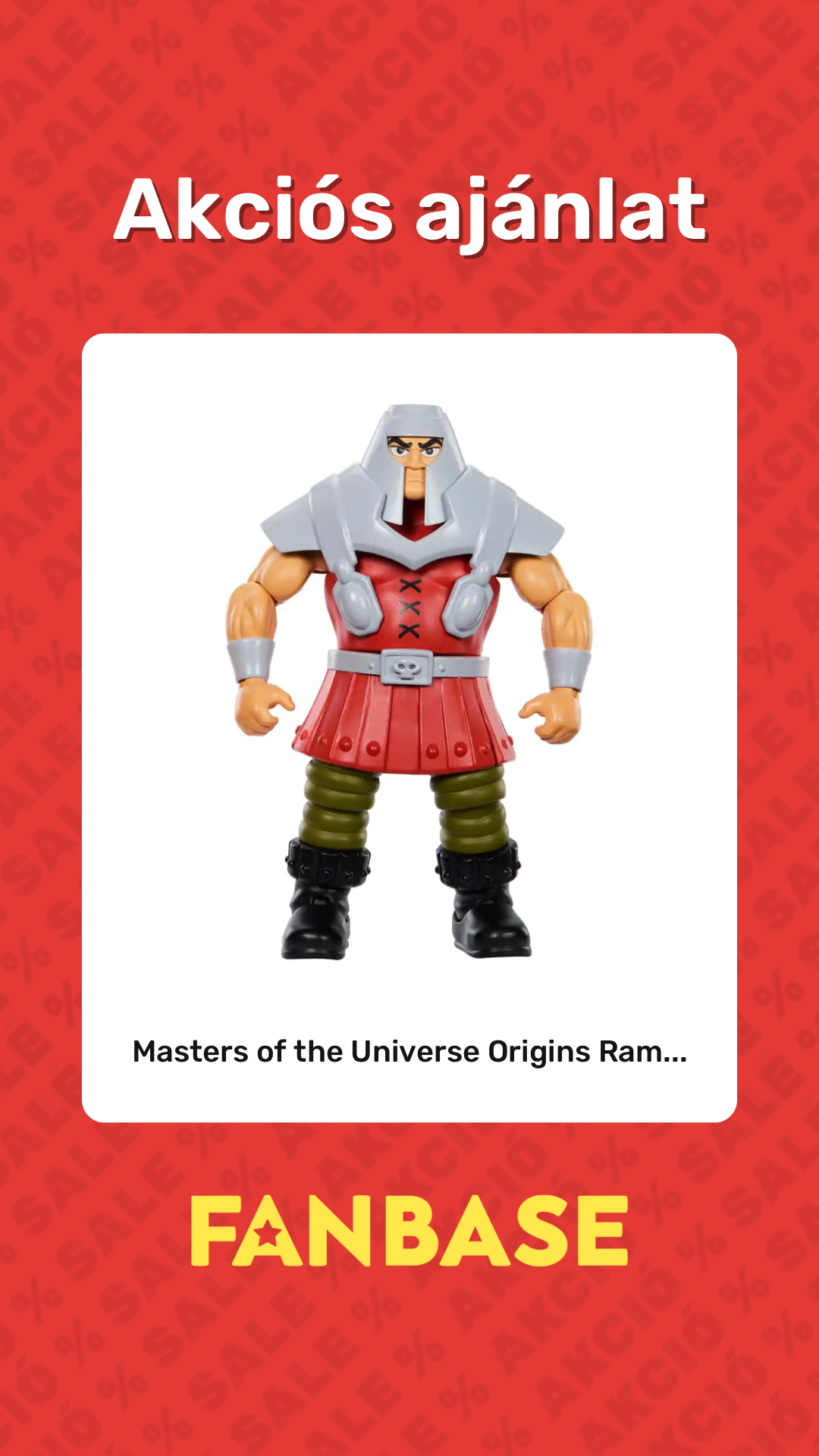 Akciós ajánlat: Masters of the Universe Origins Ram...