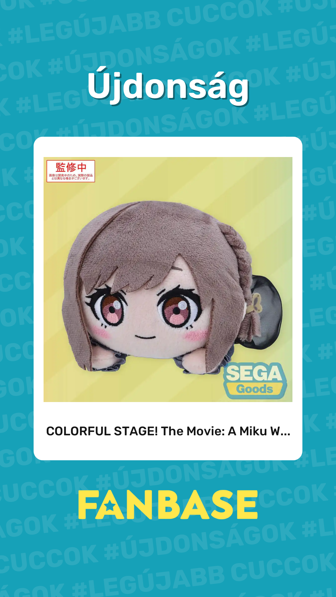 Újdonság: COLORFUL STAGE! The Movie: A Miku W...