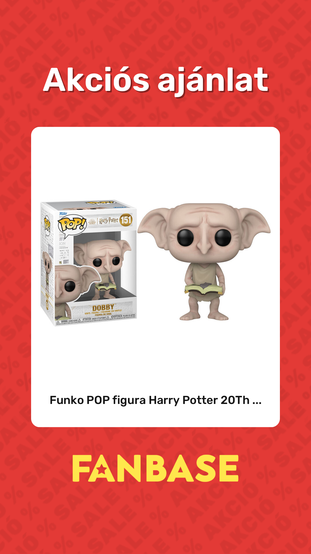 Akciós ajánlat: Funko POP figura Harry Potter 20Th ...