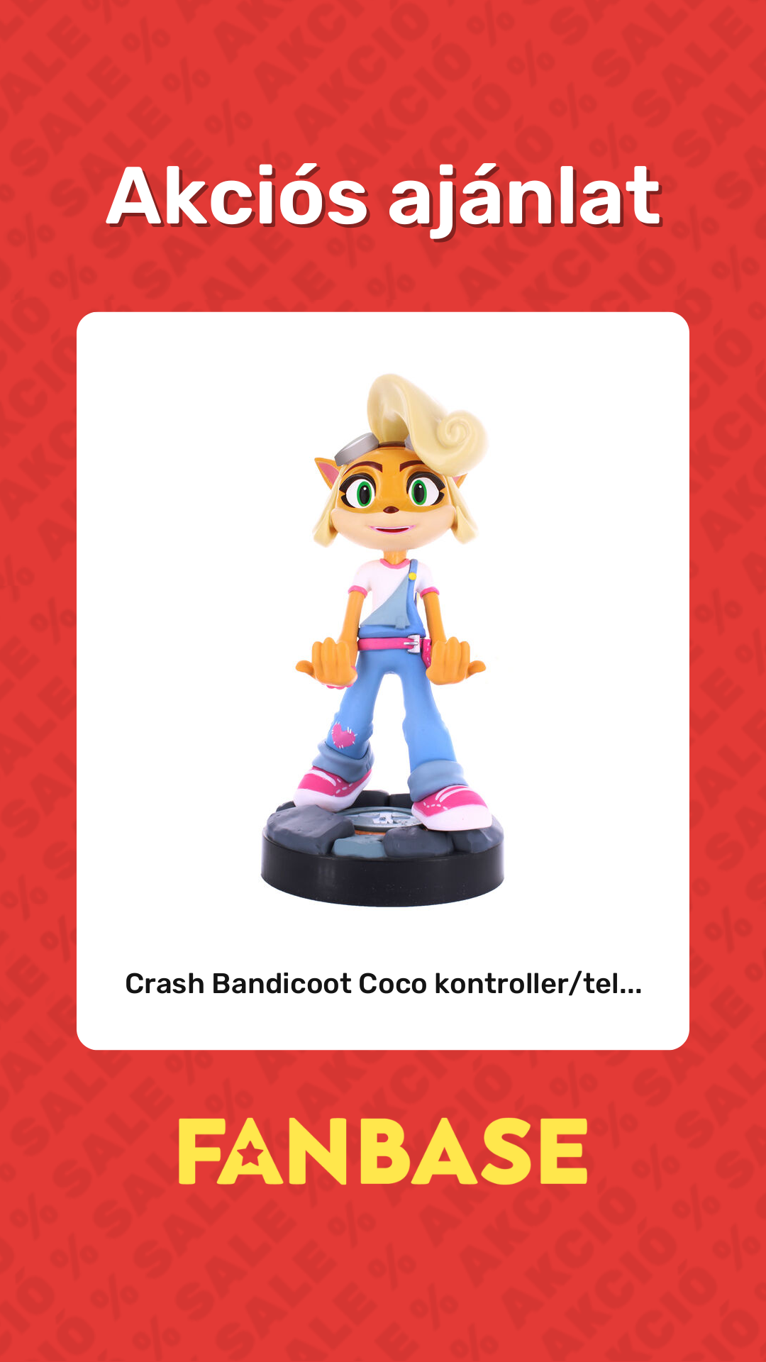 Akciós ajánlat: Crash Bandicoot Coco kontroller/tel...
