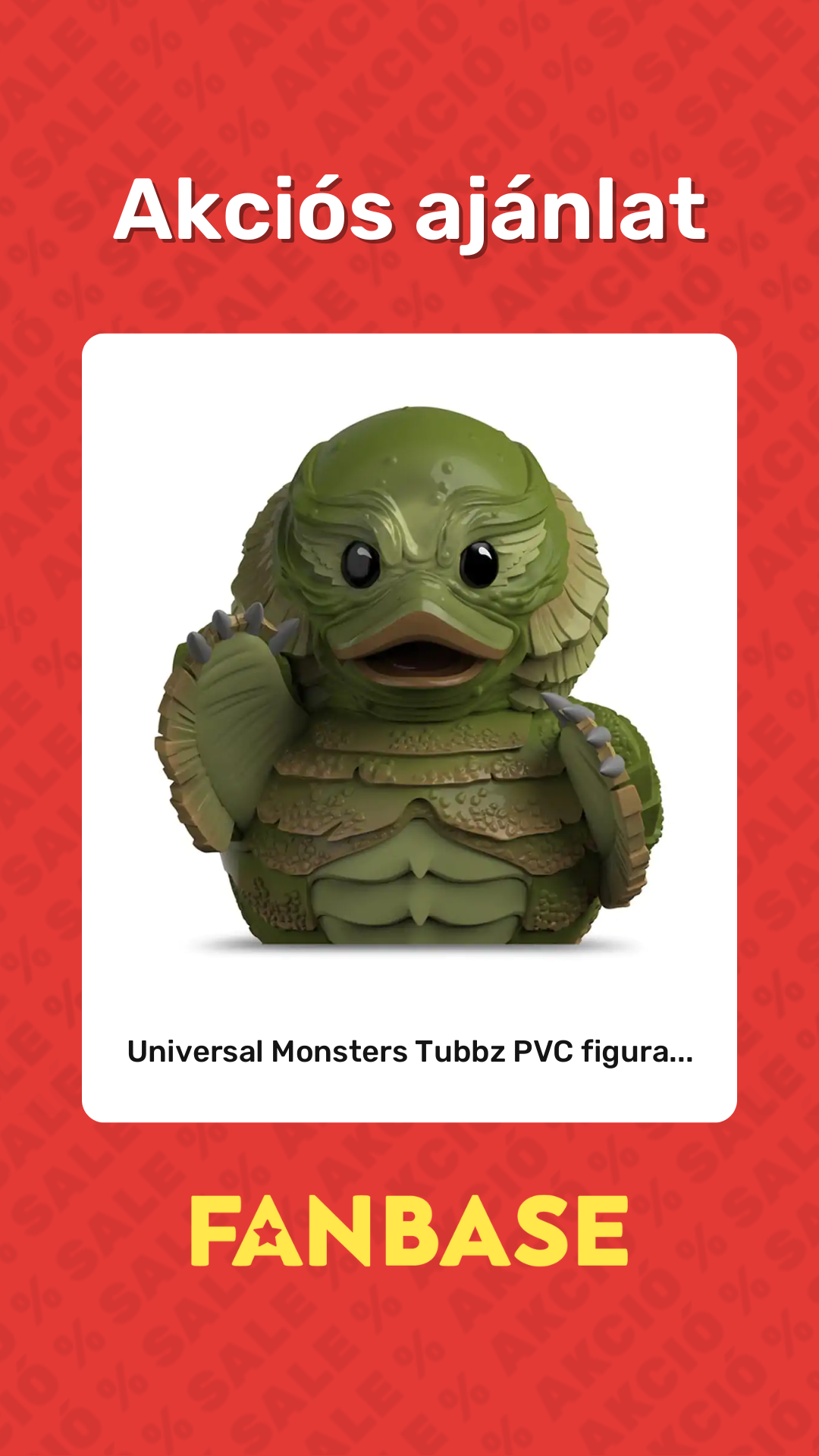 Akciós ajánlat: Universal Monsters Tubbz PVC figura...