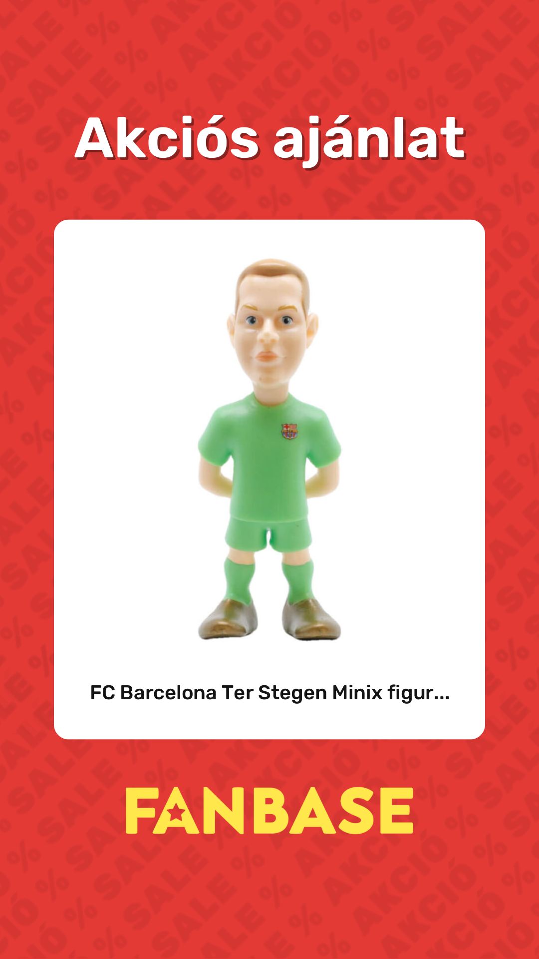 Akciós ajánlat: FC Barcelona Ter Stegen Minix figur...