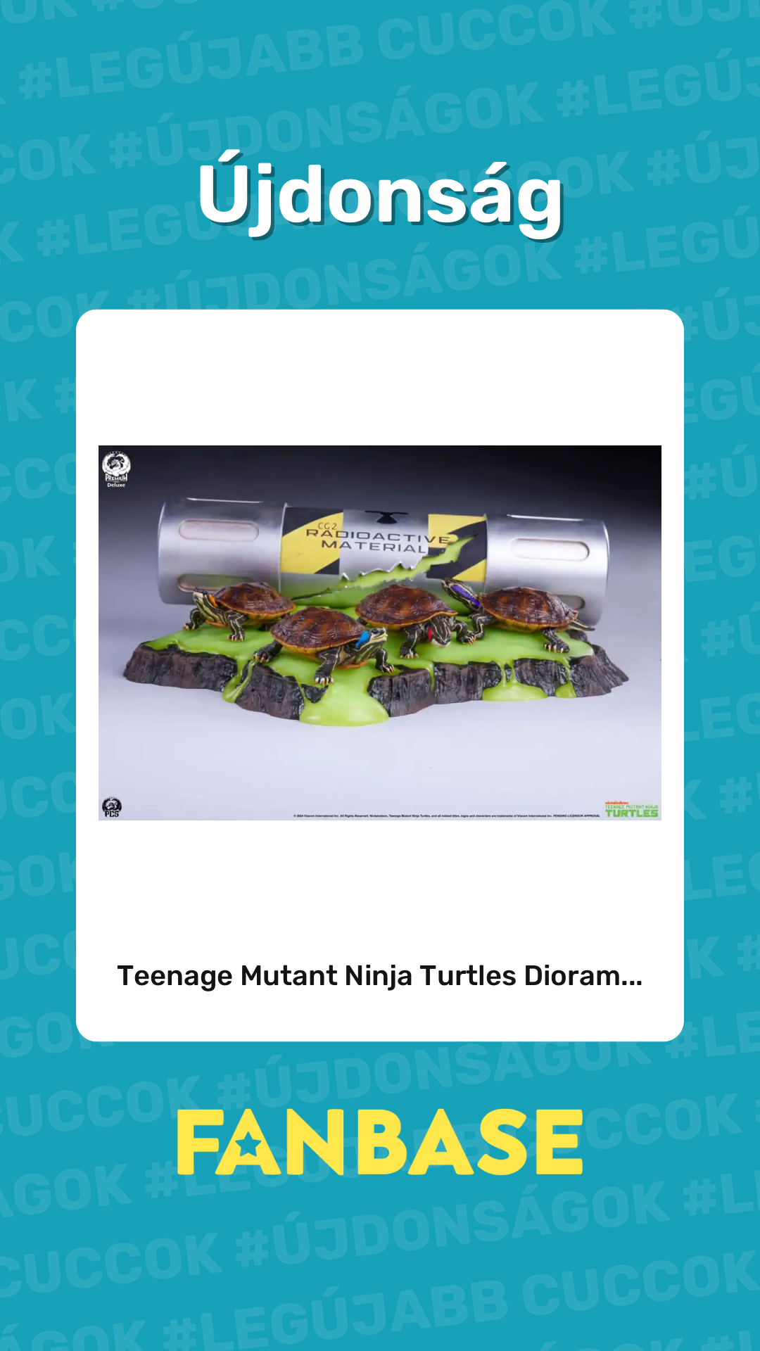 Újdonság: Teenage Mutant Ninja Turtles Dioram...