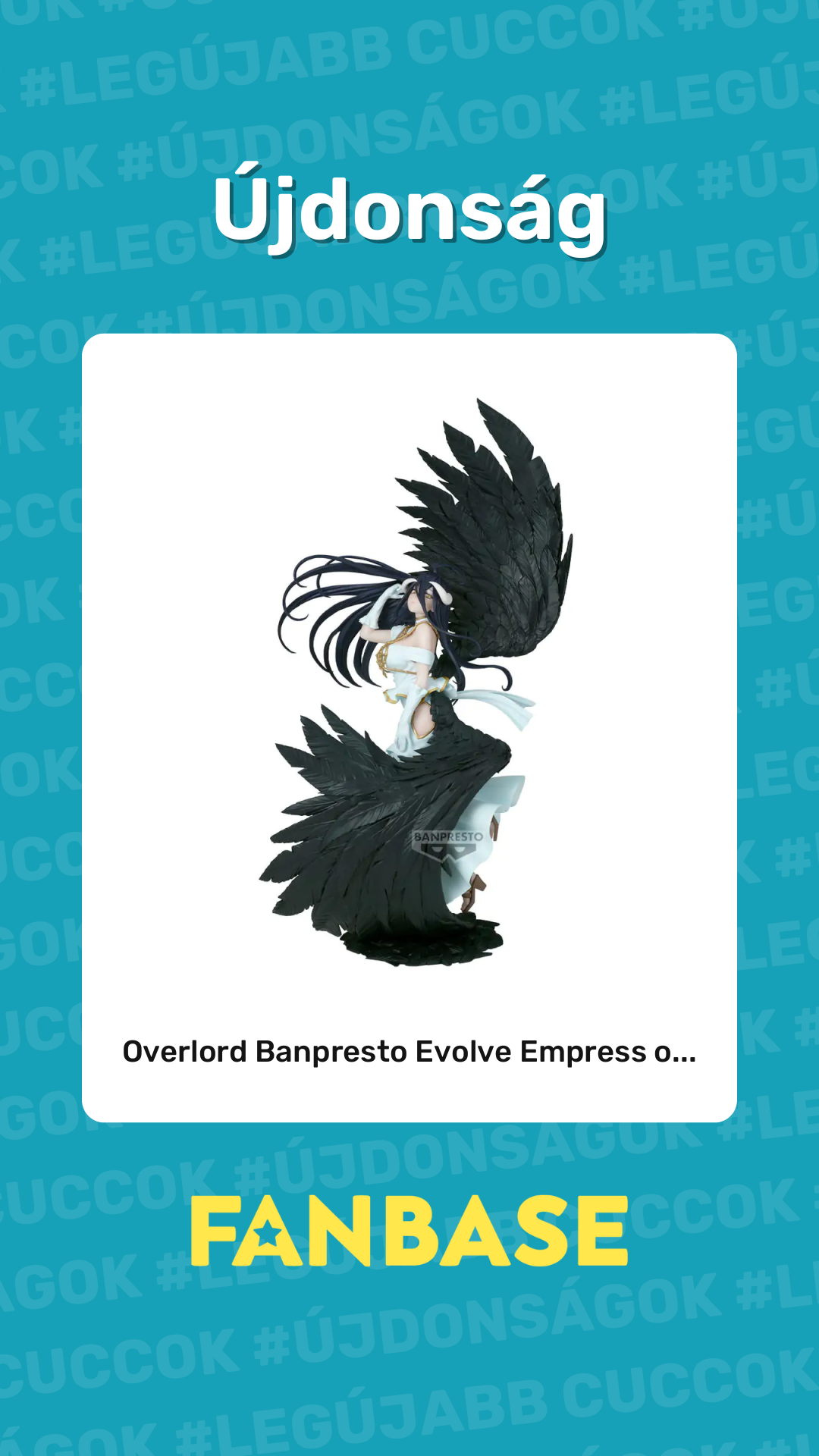 Újdonság: Overlord Banpresto Evolve Empress o...