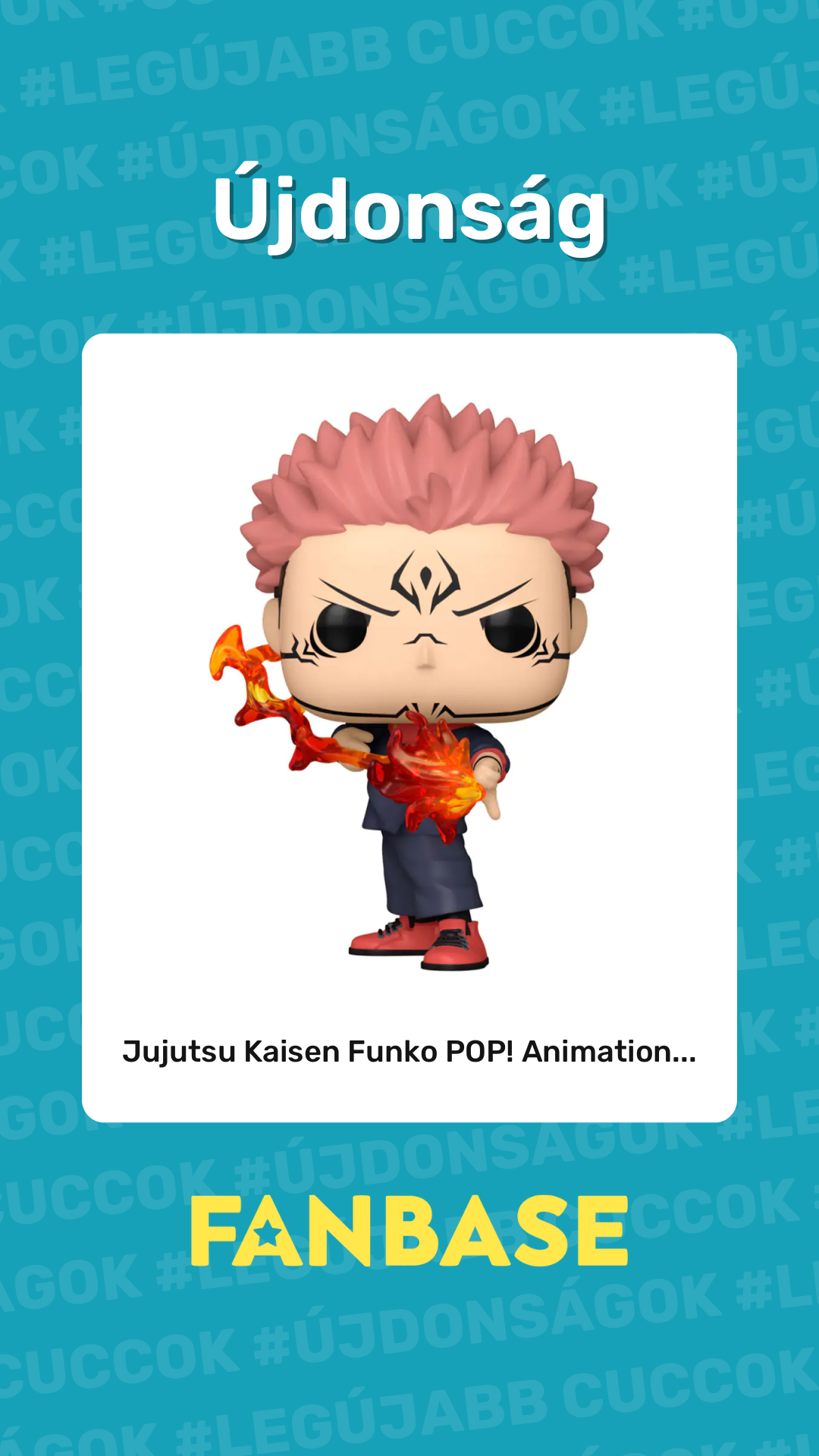 Újdonság: Jujutsu Kaisen Funko POP! Animation...