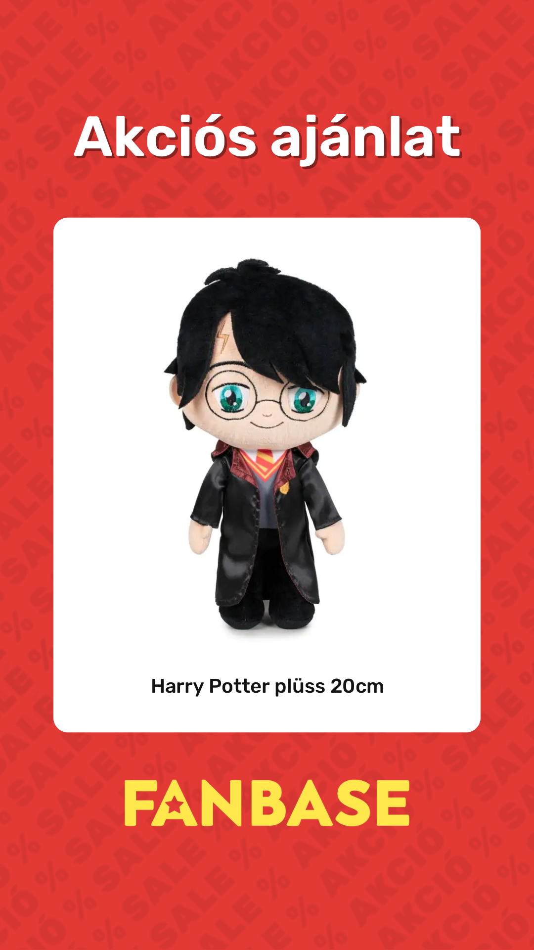 Akciós ajánlat: Harry Potter plüss 20cm