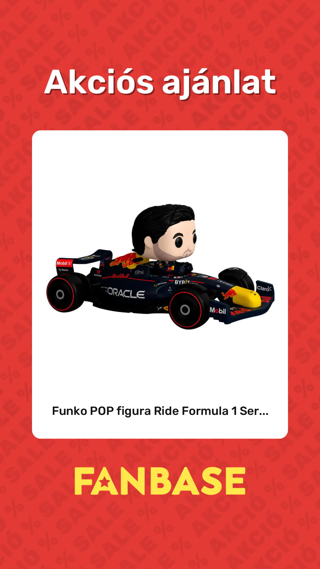 Akciós ajánlat: Funko POP figura Ride Formula 1 Ser...