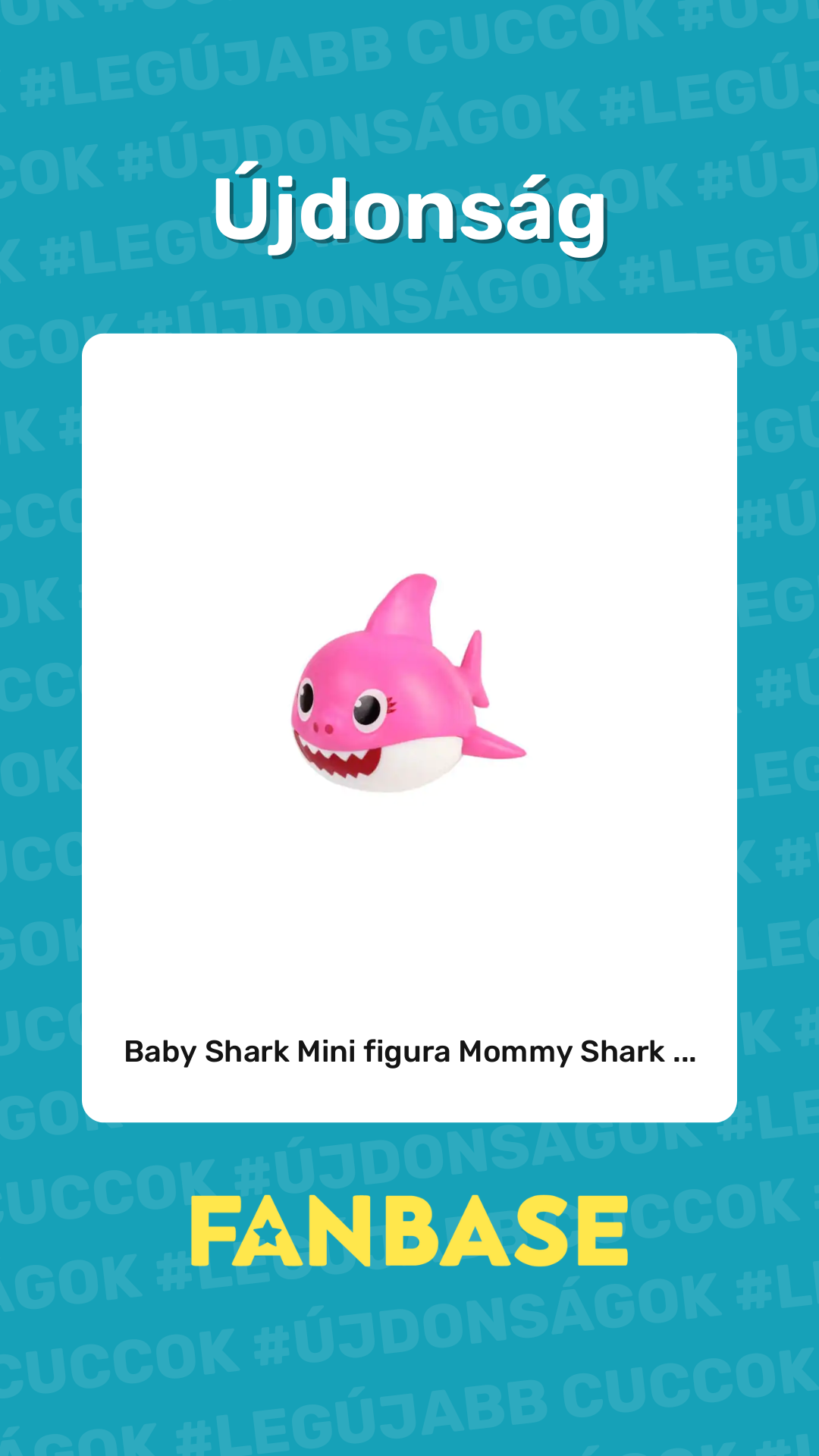 Újdonság: Baby Shark Mini figura Mommy Shark ...