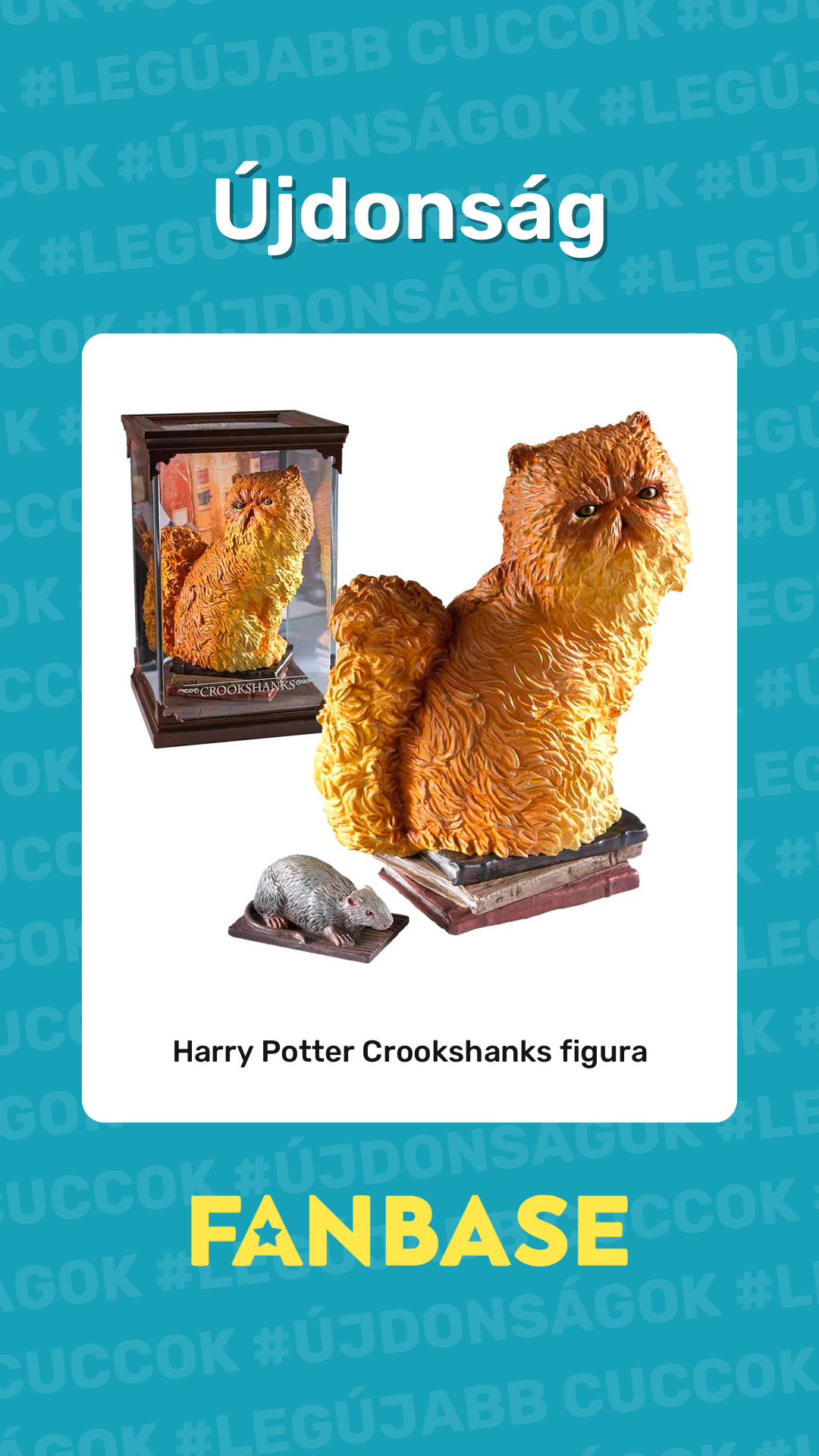 Újdonság: Harry Potter Crookshanks figura