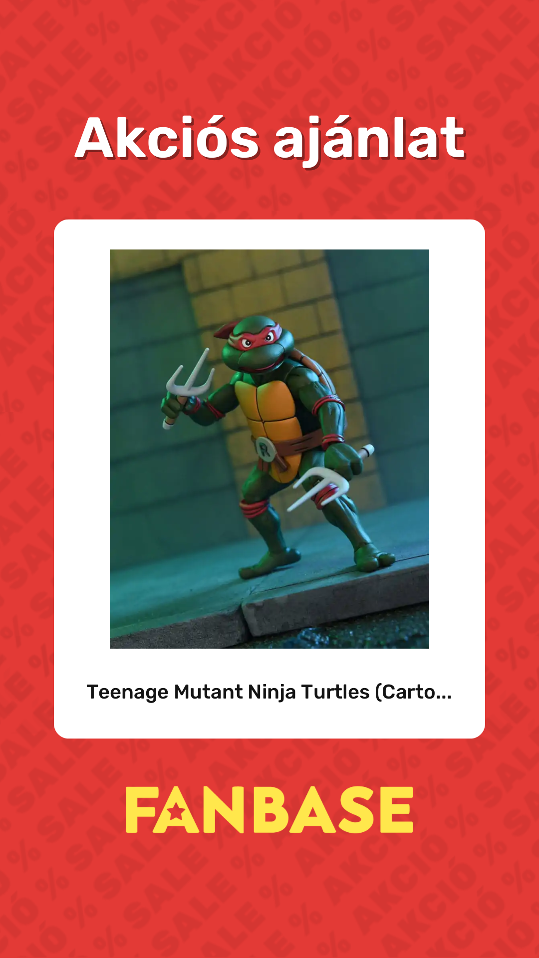 Akciós ajánlat: Teenage Mutant Ninja Turtles (Carto...