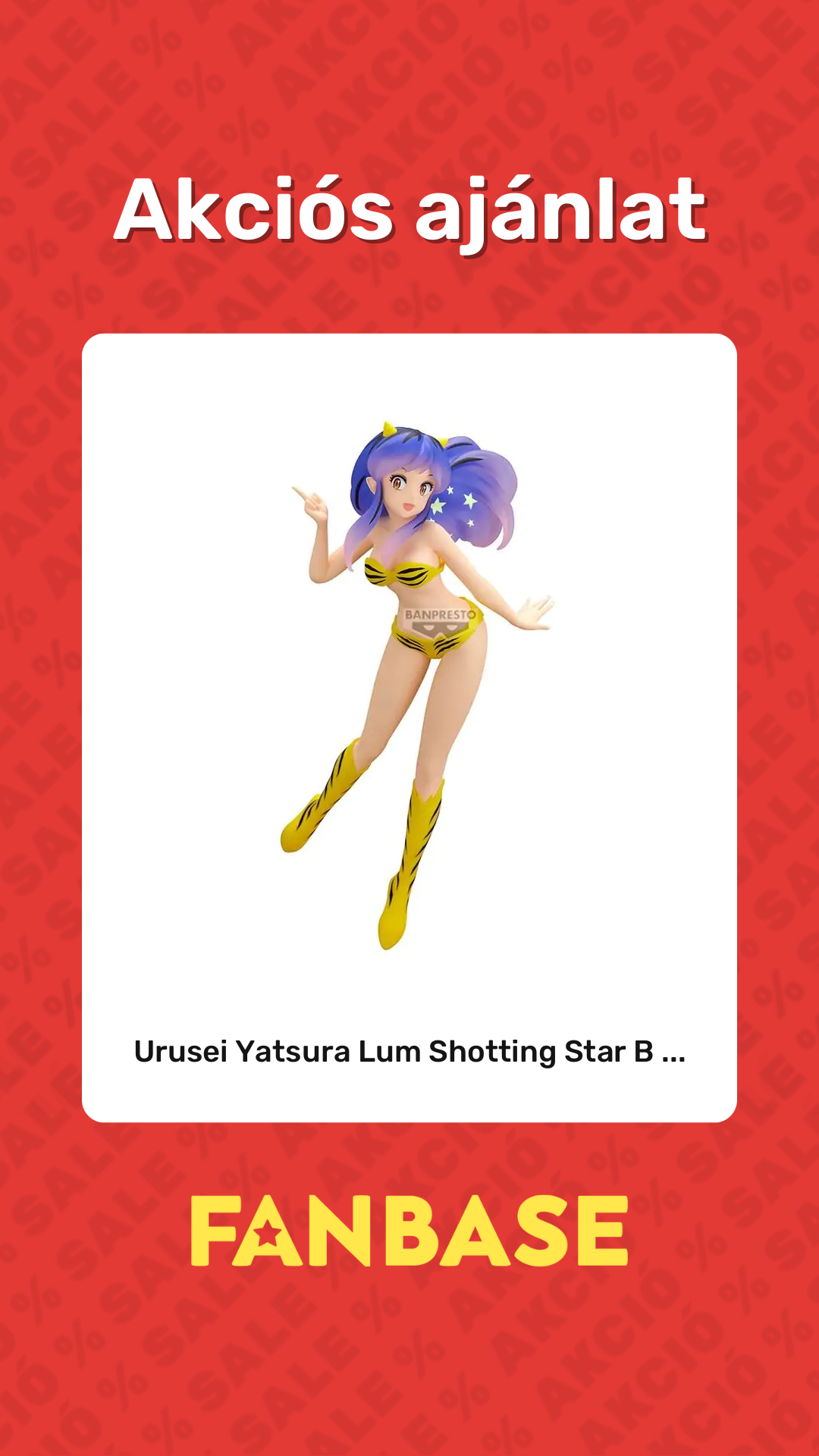 Akciós ajánlat: Urusei Yatsura Lum Shotting Star B ...