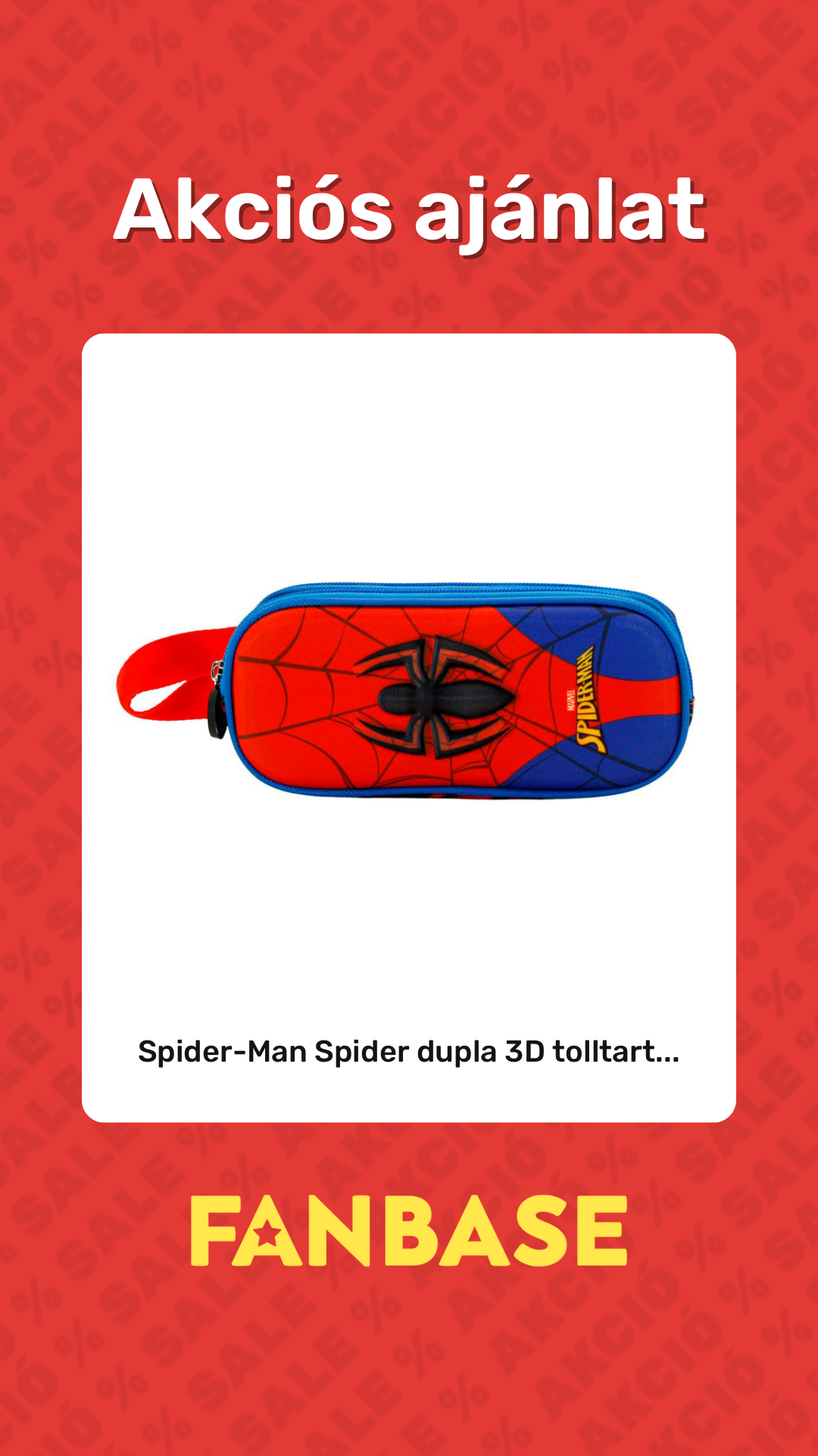Akciós ajánlat: Spider-Man Spider dupla 3D tolltart...
