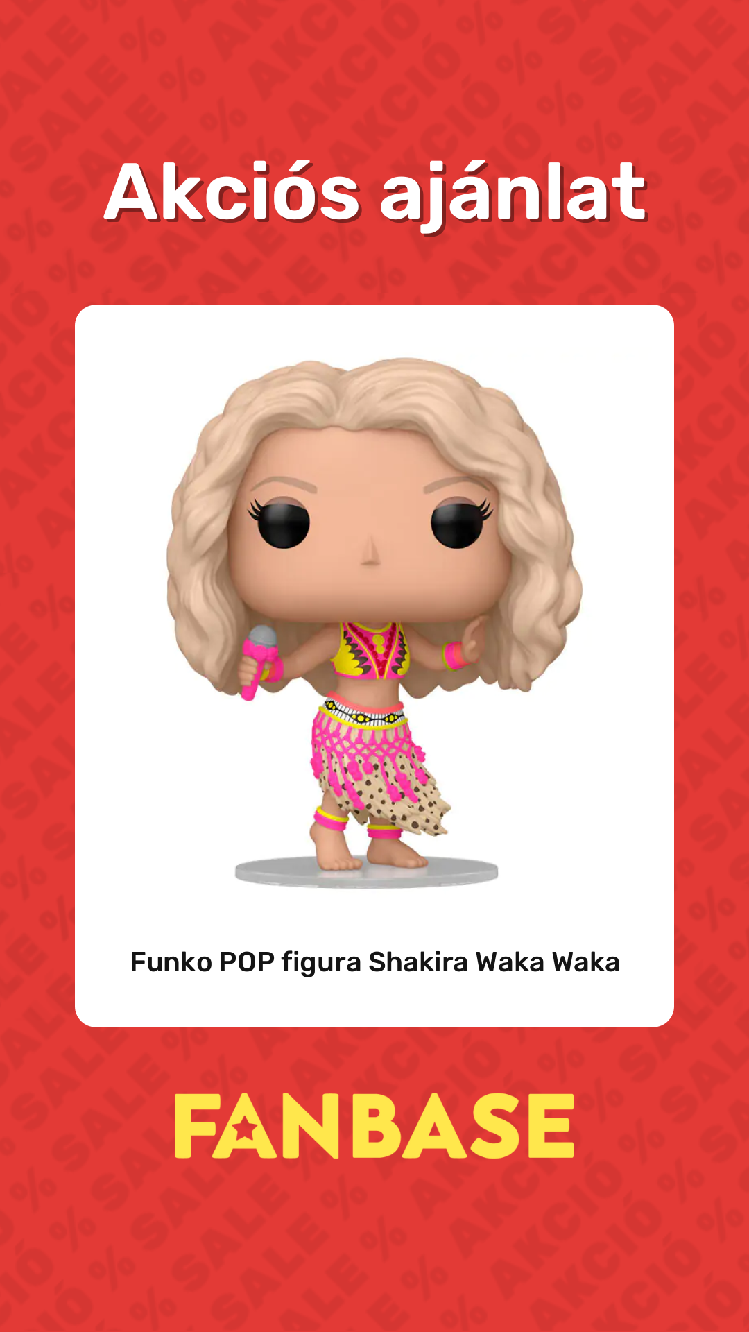 Akciós ajánlat: Funko POP figura Shakira Waka Waka