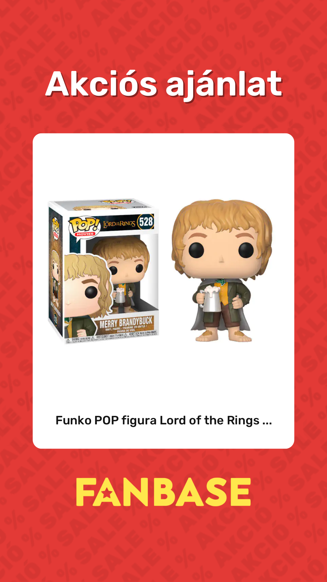 Akciós ajánlat: Funko POP figura Lord of the Rings ...