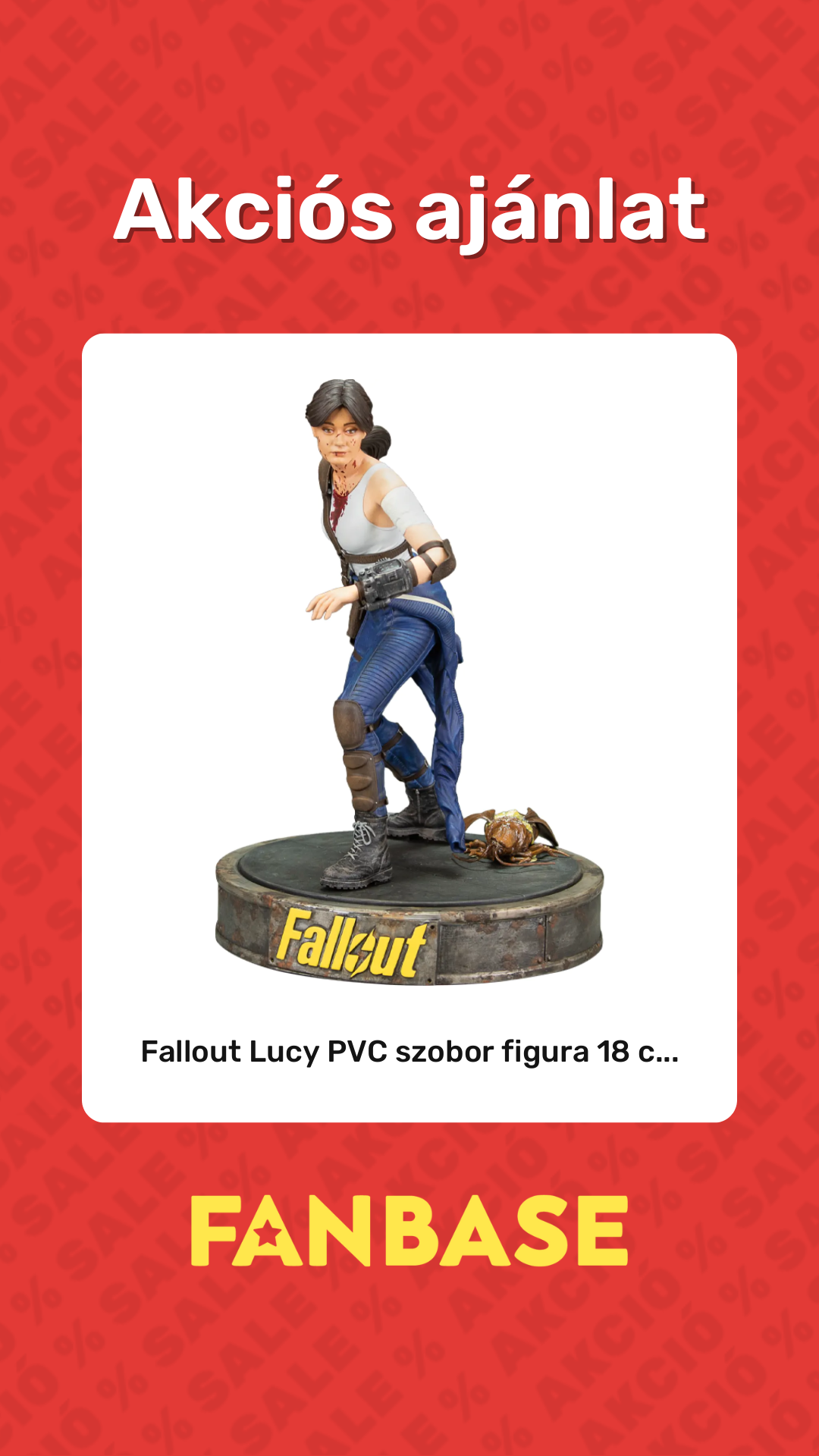 Akciós ajánlat: Fallout Lucy PVC szobor figura 18 c...
