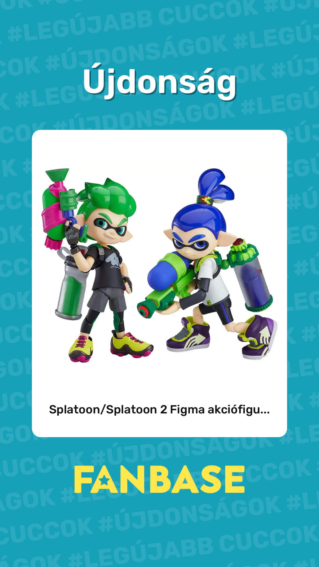 Újdonság: Splatoon/Splatoon 2 Figma akciófigu...