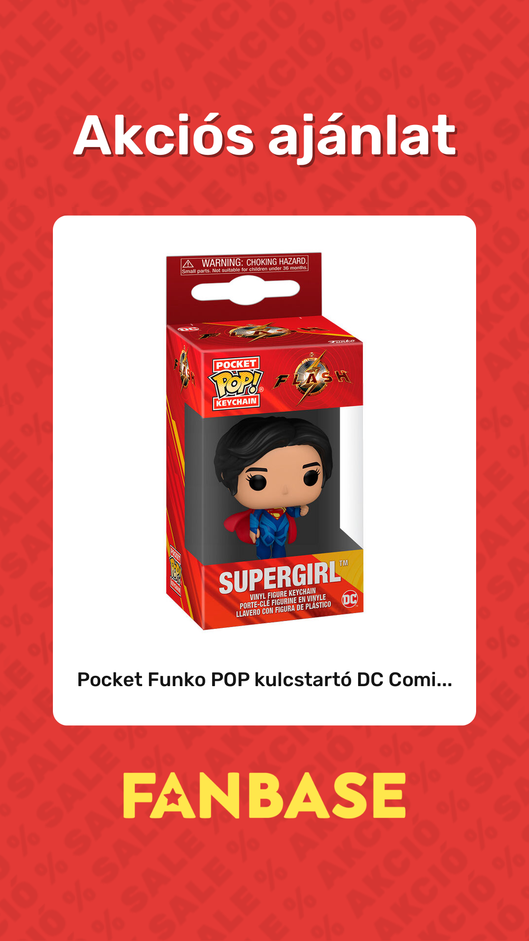 Akciós ajánlat: Pocket Funko POP kulcstartó DC Comi...