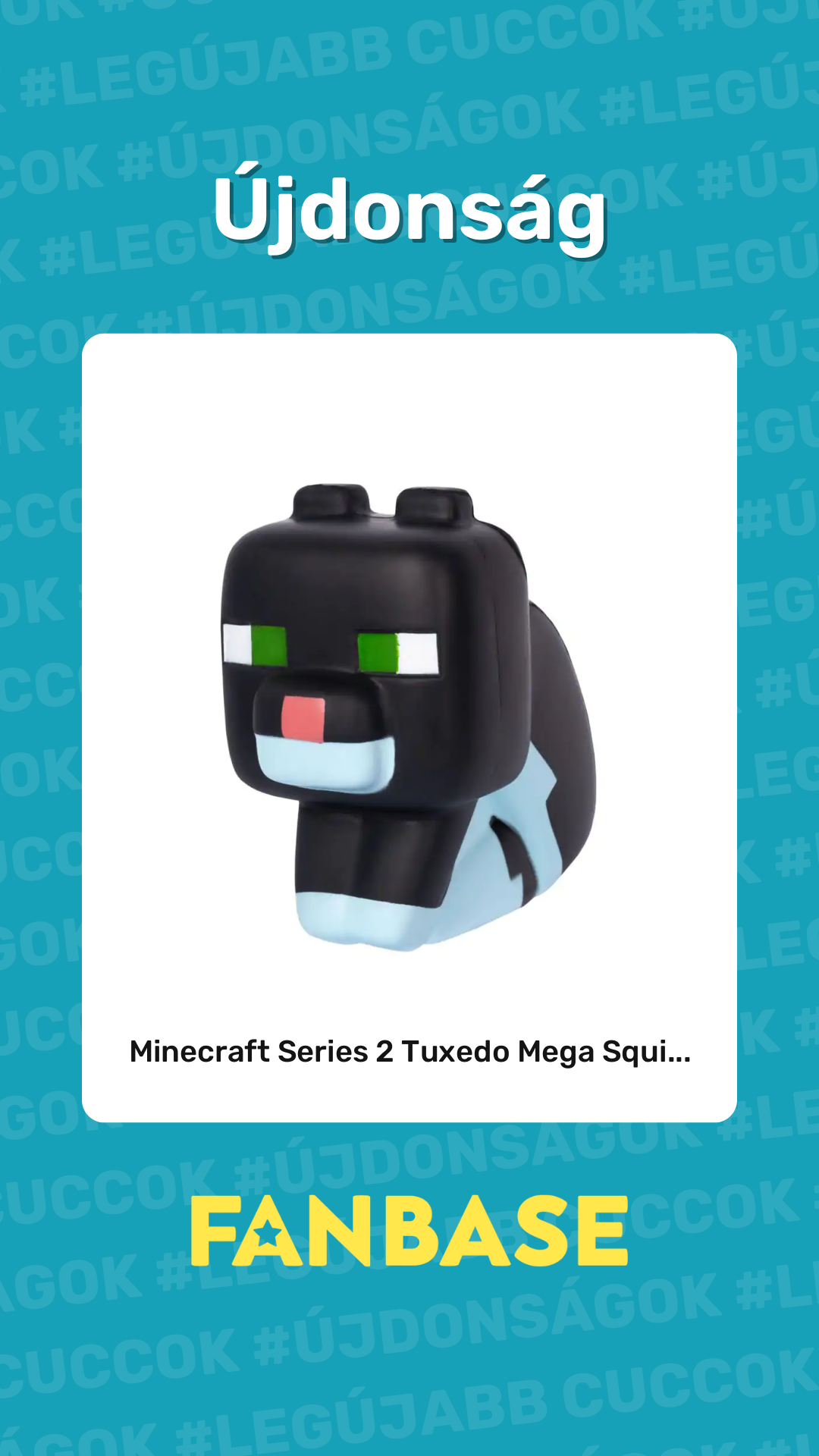 Újdonság: Minecraft Series 2 Tuxedo Mega Squi...