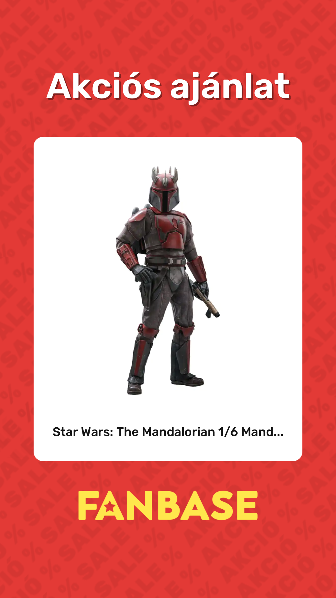 Akciós ajánlat: Star Wars: The Mandalorian 1/6 Mand...
