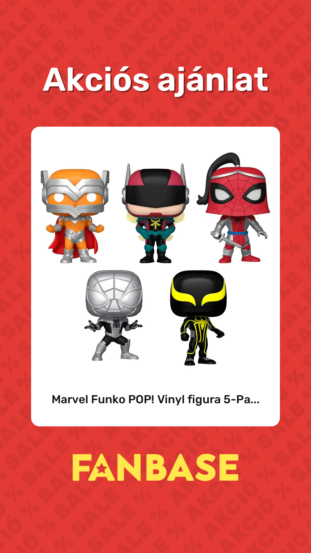 Akciós ajánlat: Marvel Funko POP! Vinyl figura 5-Pa...